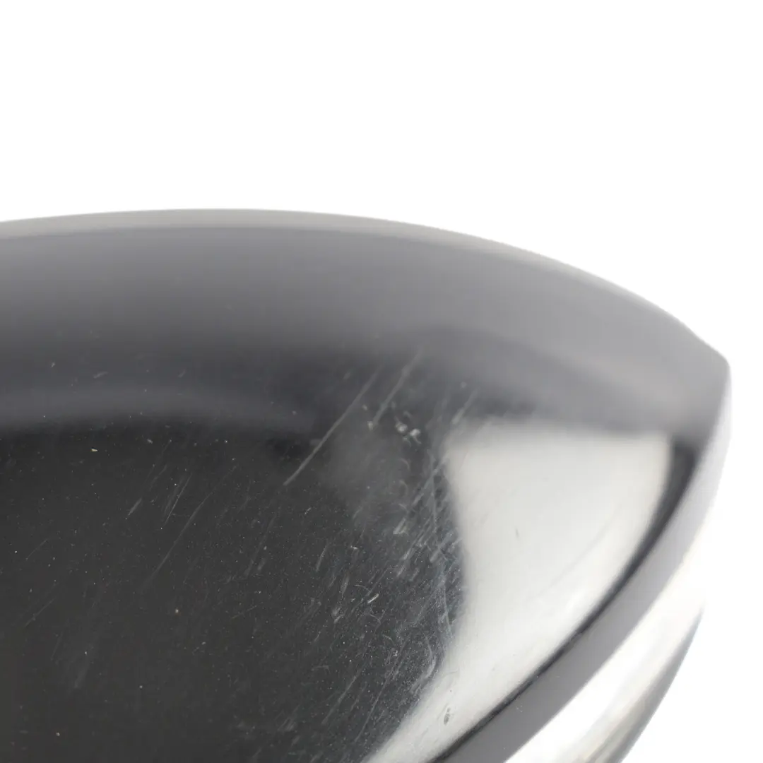 Volkswagen Golf 5G Exterior Wing Mirror Right O/S Deep Black - C9X - SKU RHD-5G2857507CA-DBL - Part number 5G2857507CA