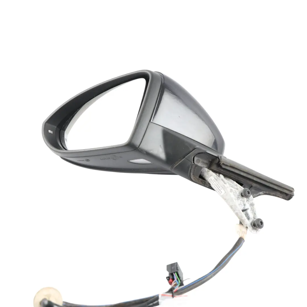 Volkswagen Golf 5G Exterior Wing Mirror Right O/S Deep Black - C9X - SKU RHD-5G2857507CA-DBL - Part number 5G2857507CA