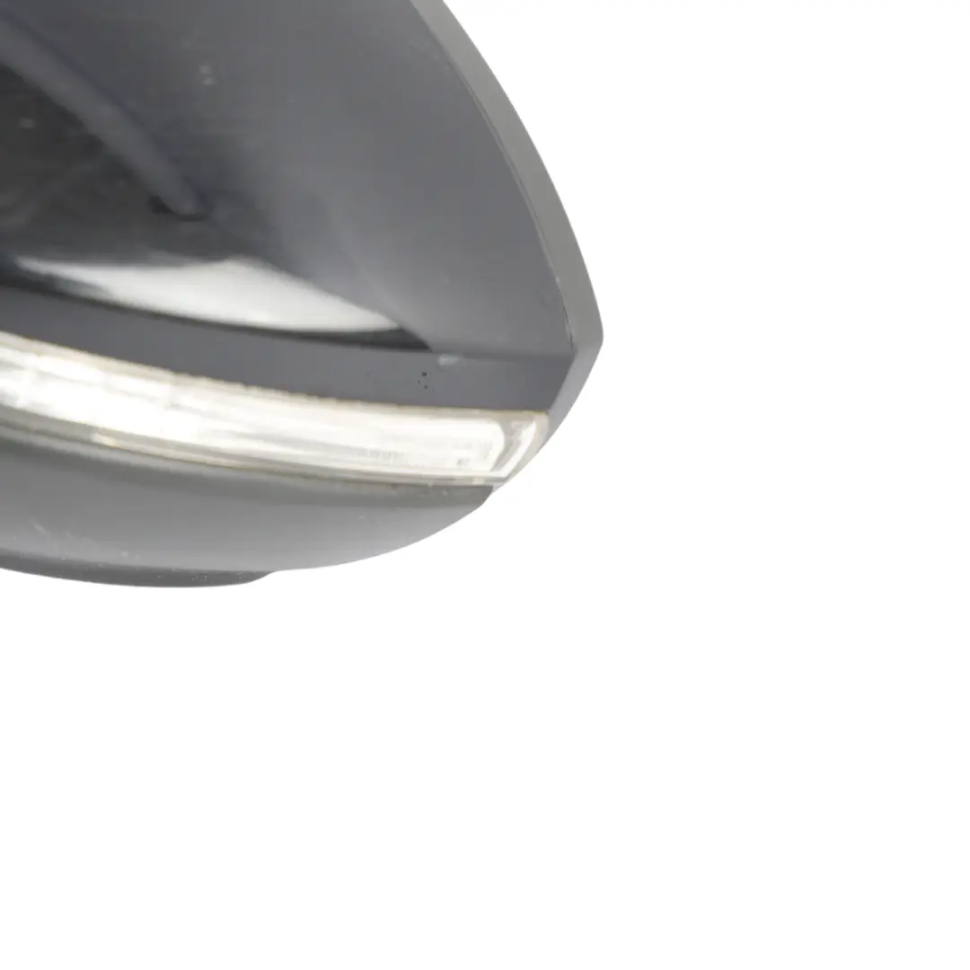 Volkswagen Golf 5G Exterior Wing Mirror Right O/S Deep Black - C9X - SKU RHD-5G2857507CA-DBL - Part number 5G2857507CA