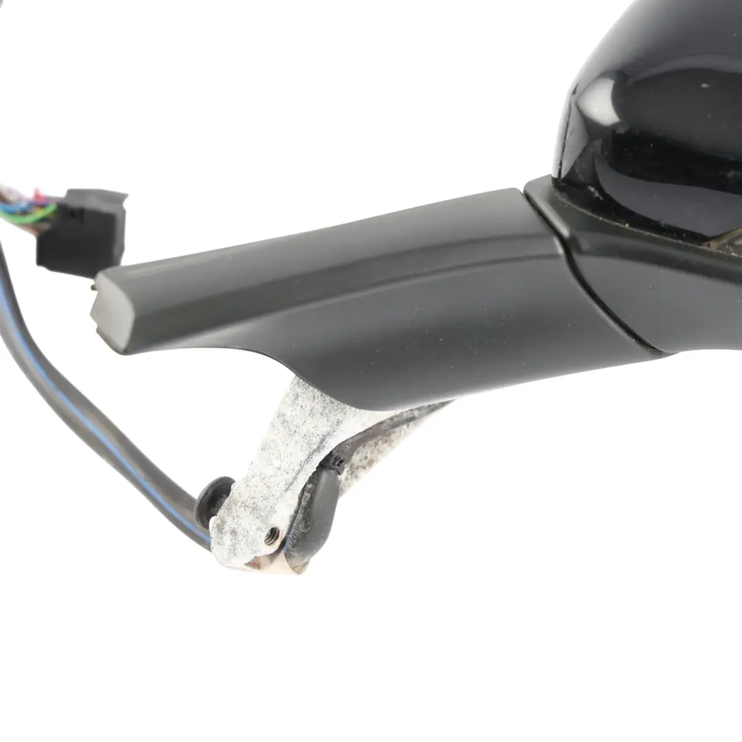 Volkswagen Golf 5G Exterior Wing Mirror Right O/S Deep Black - C9X - SKU RHD-5G2857507CA-DBL - Part number 5G2857507CA