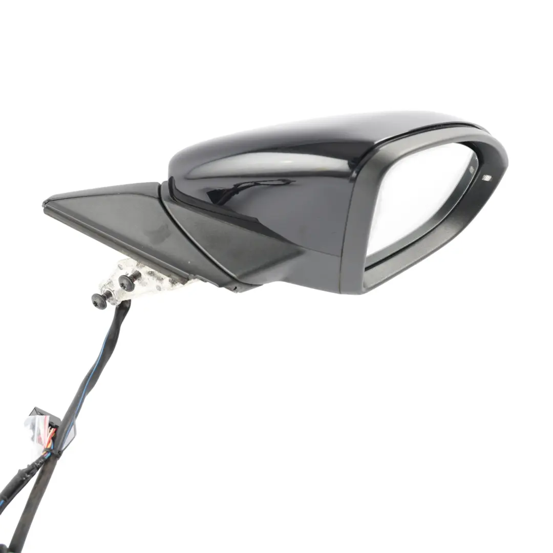 Volkswagen Golf 5G Exterior Wing Mirror Right O/S Deep Black - C9X - SKU RHD-5G2857508AJ-DBL - Part number 5G2857508AJ