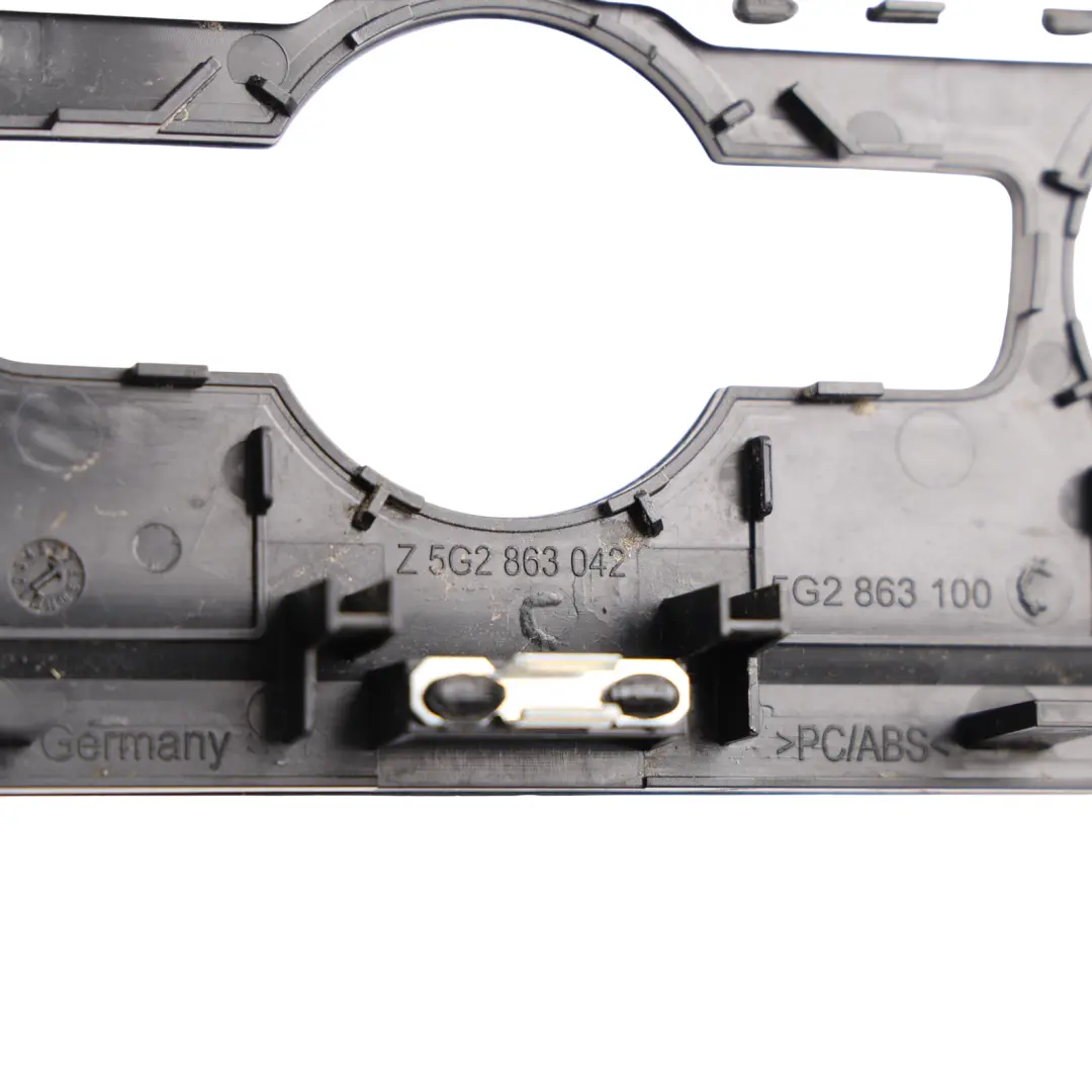 A/C Heater Control Panel Surround Trim Black to Volkswagen Golf Mk7 R with Part number 5G2863042C Volkswagen Golf Mk7 R A/C Heater Control Panel Surround Trim Black - SKU RHD-5G2863042C-2 - Part number 5G2863042C
