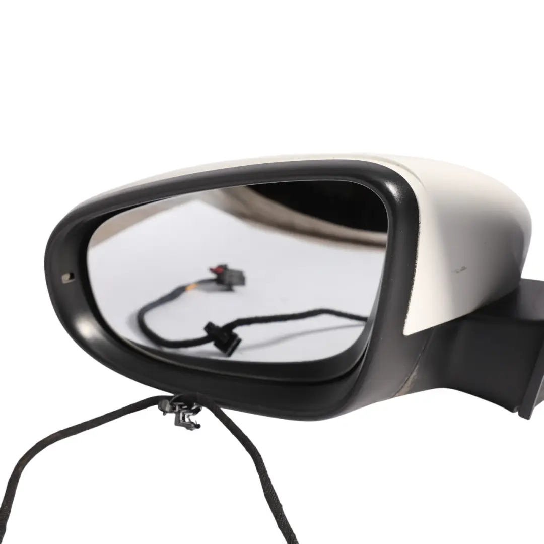 Volkswagen Golf Mk7 Wing Mirror Electric Heated Left N/S Candy White - B9A / F9E - SKU RHD-5K0857507AD-CWH - Part number 5K0857507AD-CWH