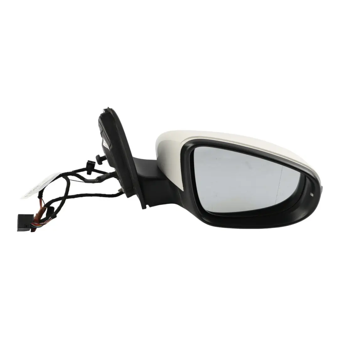 VW Volkswagen Golf Mk6 Electric Wing Mirror Right O/S Candy White - B9A / F9E - SKU RHD-5K0857508AD-CWH - Part number 5K0857508AD-CWH