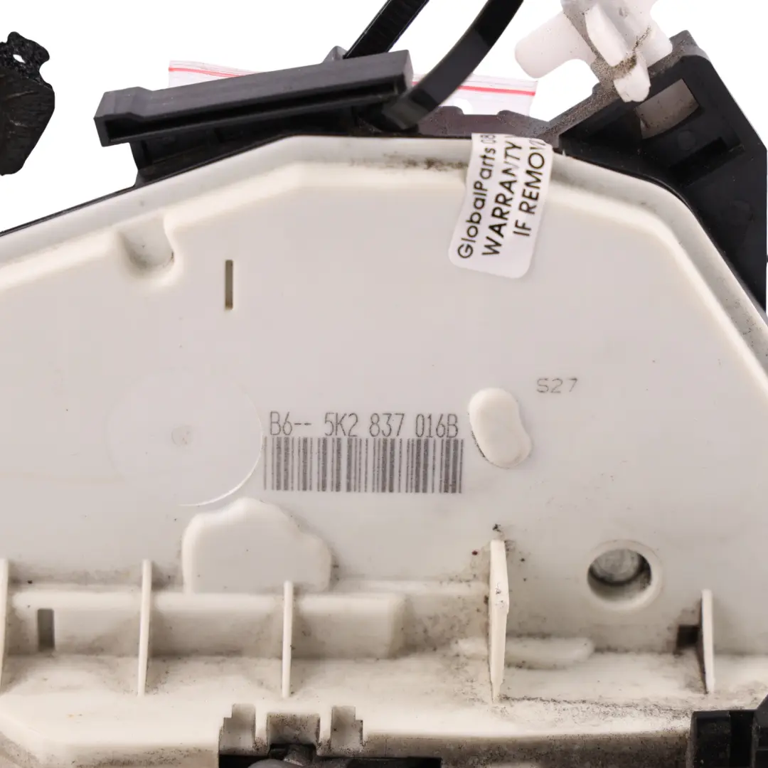 Volkswagen VW Golf Mk5 Door Lock Latch Mechanism Front Right O/S - SKU RHD-5K2837016B-2 - Part number 5K2837016B