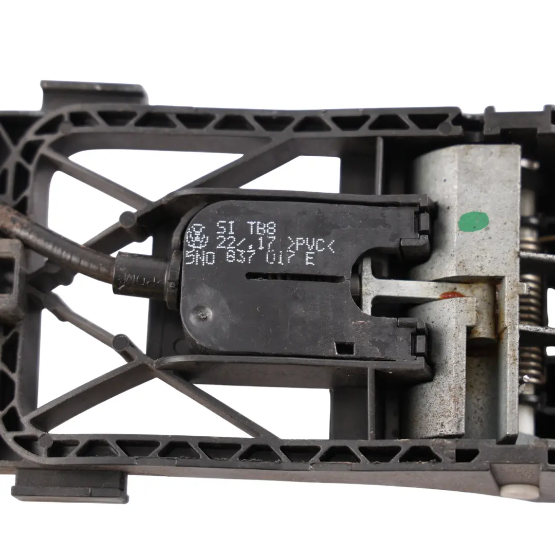 Volkswagen Golf Mk7 Front Left N/S Door Lock Mechanism Handle Carrier - SKU RHD-5TC837015D-1 - Part number 5TC837015D