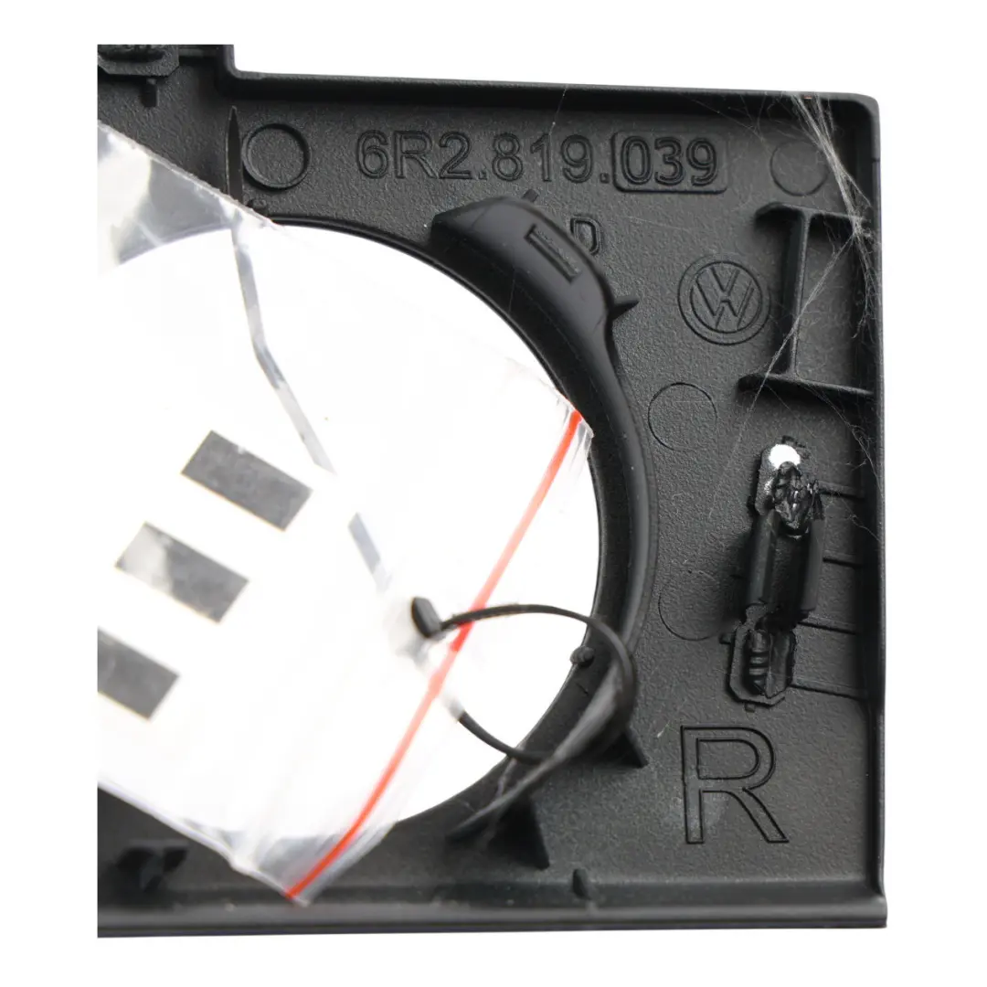 Volkswagen Polo Mk5 6R Heater Control Switch Surround Trim Black - SKU RHD-6R2819039 - Part number 6R2819039