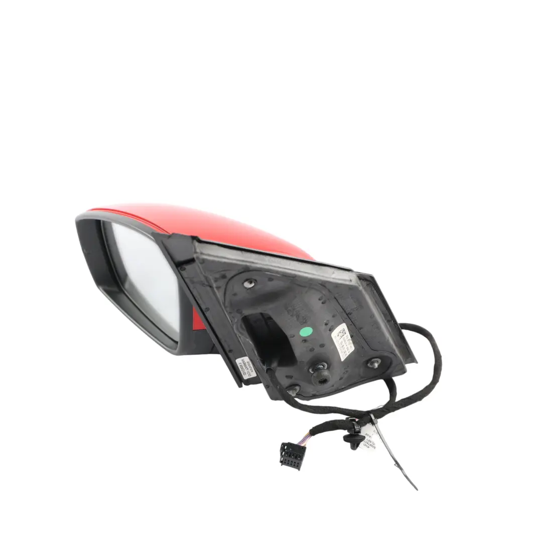 VW Polo 6R Door Wing Mirror Left N/S Side View Flash Red - P3G - SKU RHD-6R2857507AB-FLRE1 - Part number 6R2857507AB