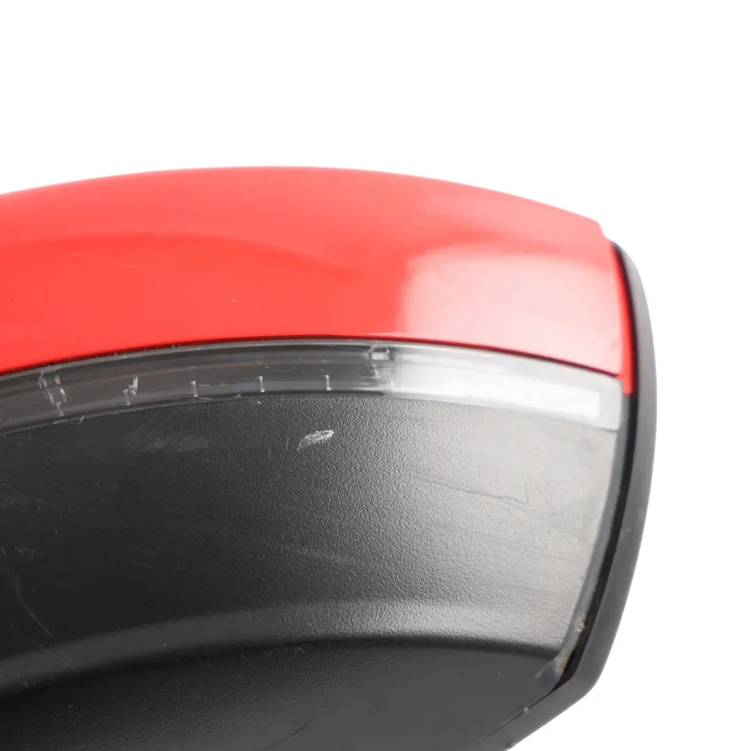 VW Polo 6R Door Wing Mirror Left N/S Side View Flash Red - P3G - SKU RHD-6R2857507AB-FLRE1 - Part number 6R2857507AB