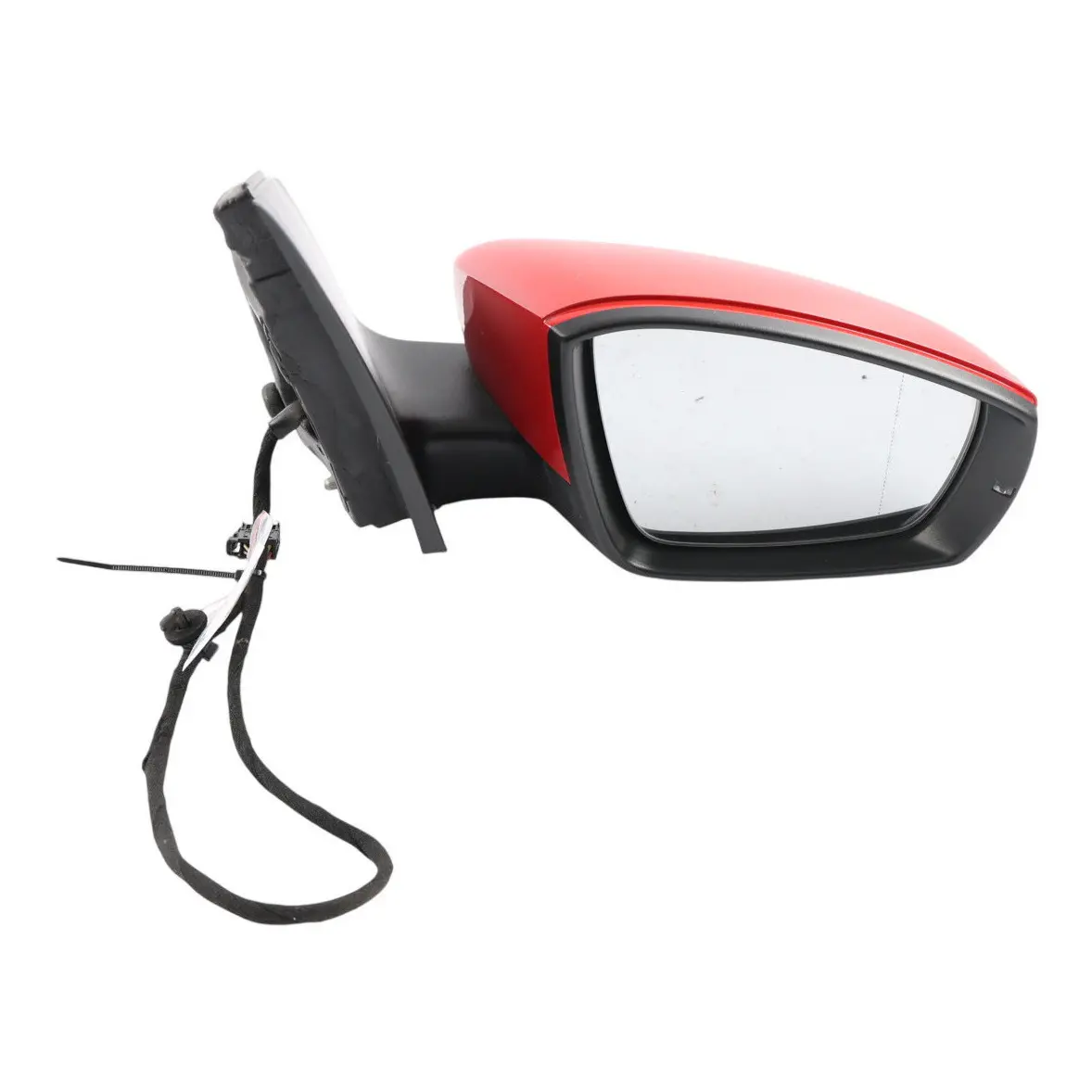 Volkswagen VW Polo 6R Door Wing Mirror Electric Heated Right O/S Flash Red - P3G