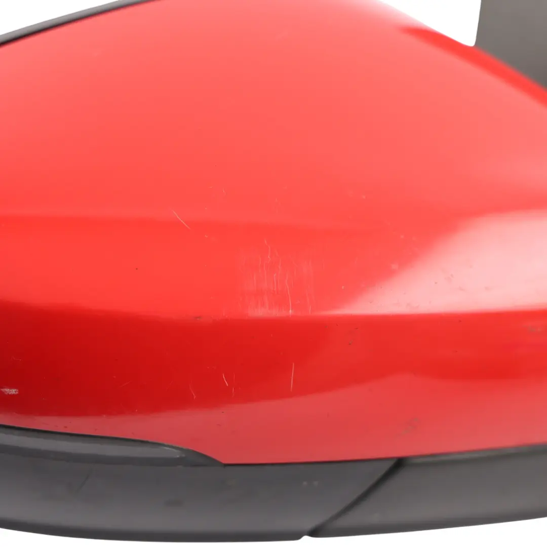 Volkswagen VW Polo 6R Door Wing Mirror Electric Heated Right O/S Flash Red - P3G - SKU RHD-6R2857508AB-FLRE - Part number 6R2857508AB
