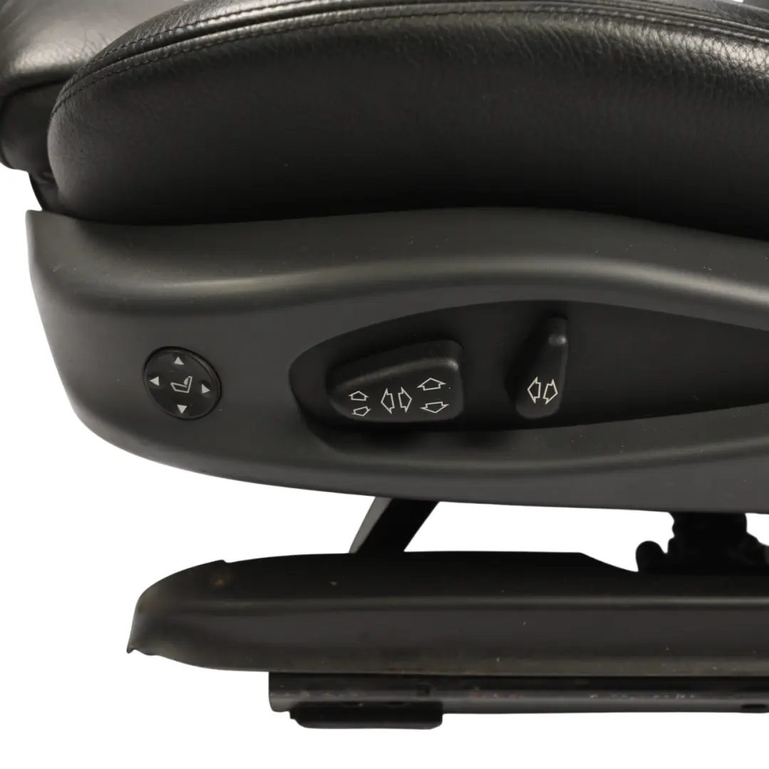 Front Seat BMW E63 Sport Black Heated Leather Left N/S Passenger Memory Lumbar to with Part number 7062790 Front Seat BMW E63 Sport Black Heated Leather Left N/S Passenger Memory Lumbar - SKU rhd-7062790-1 - Part number 7062790