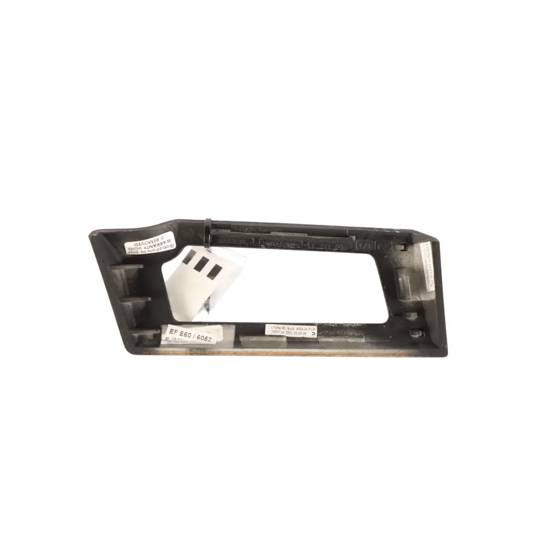 BMW E60 E61 Dashboard Cover Panel Trim Frame Surround Maple - SKU RHD-7063134 - Part number 7063134