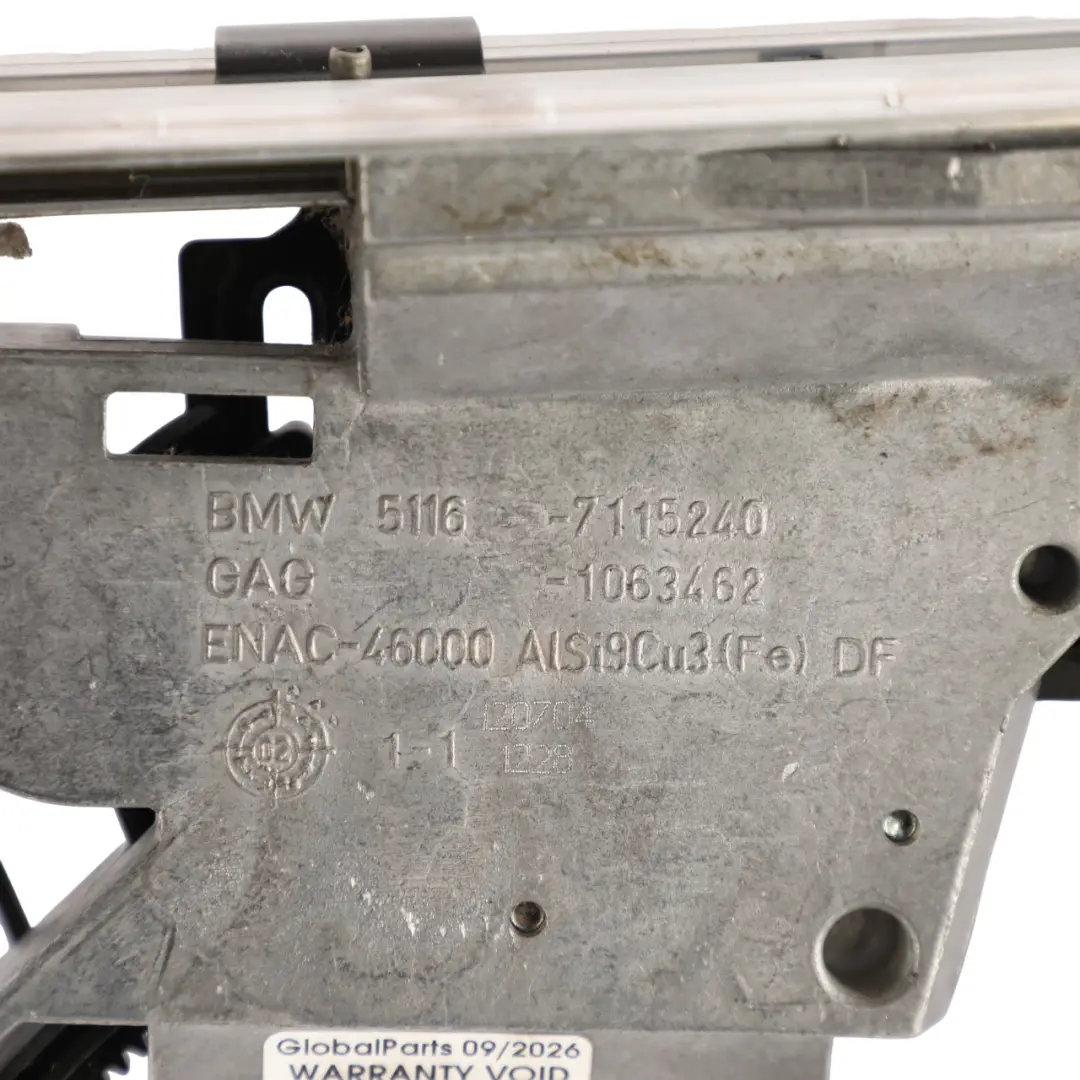 Centre Console Armrest Carrier Holder Support to BMW E60 E60 LCI E61 with Part number 7115240 BMW E60 E60 LCI E61 Centre Console Armrest Carrier Holder Support - SKU RHD-7115240 - Part number 7115240