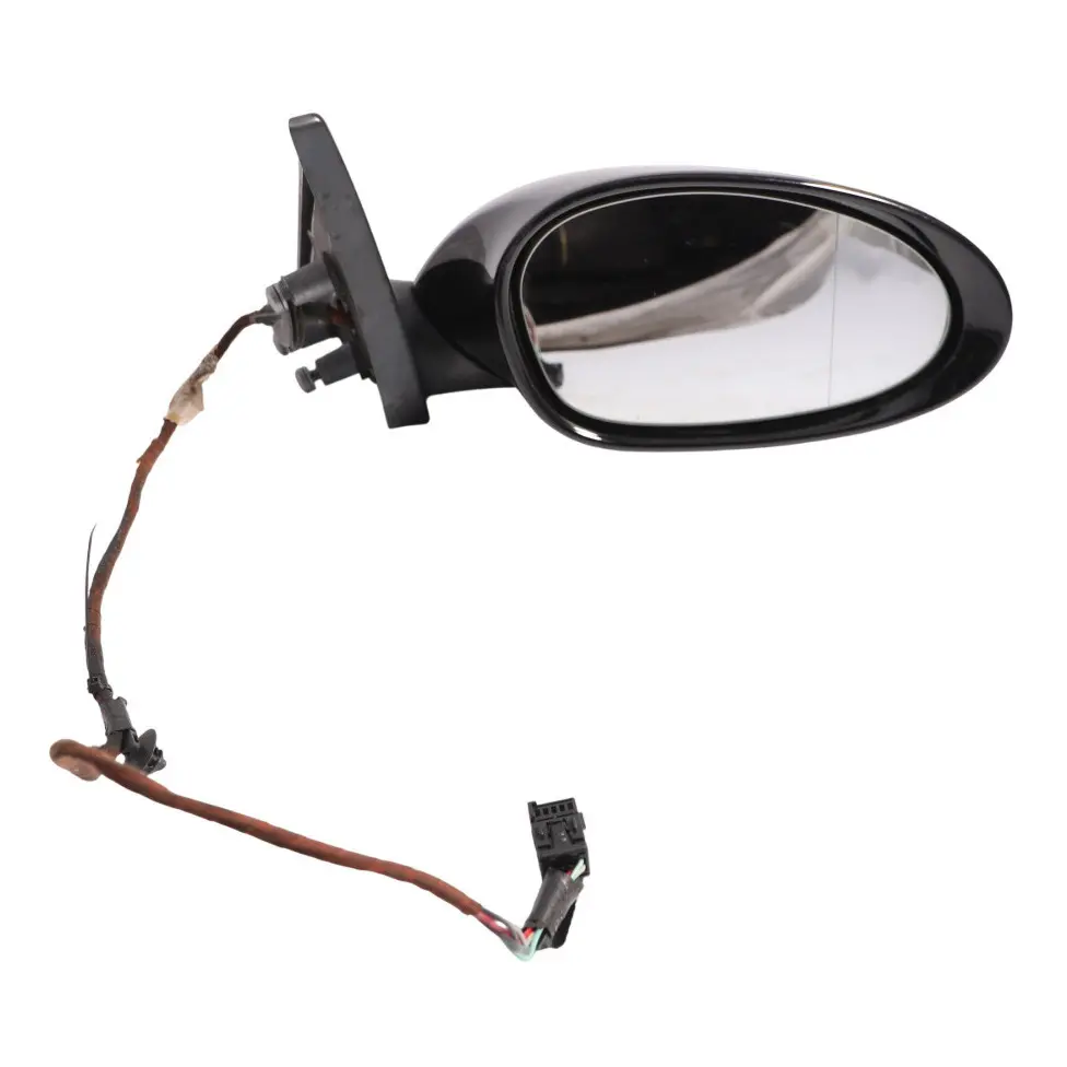 BMW Z4 E85 E86 Right Heated Wing Mirror O/S Schwarz 2 Black - 668 7189706