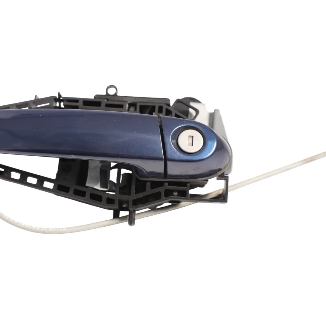 Right Door O/S Complete Grab Handle Tiefseeblau Blue A76 to BMW 1 Series F20 Rear with Part number 7242567 BMW 1 Series F20 Rear Right Door O/S Complete Grab Handle Tiefseeblau Blue A76 - SKU RHD-7242567-DSB - Part number 7242567