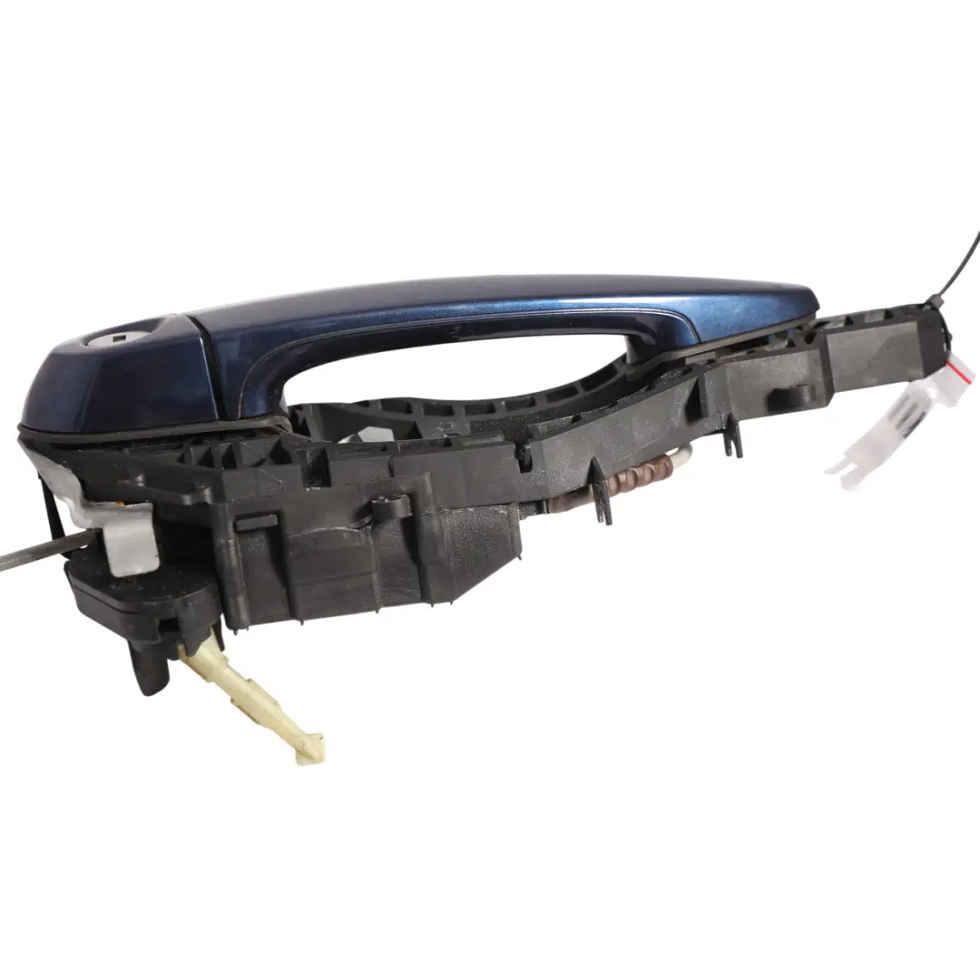 Right Door O/S Complete Grab Handle Tiefseeblau Blue A76 to BMW 1 Series F20 Rear with Part number 7242567 BMW 1 Series F20 Rear Right Door O/S Complete Grab Handle Tiefseeblau Blue A76 - SKU RHD-7242567-DSB - Part number 7242567