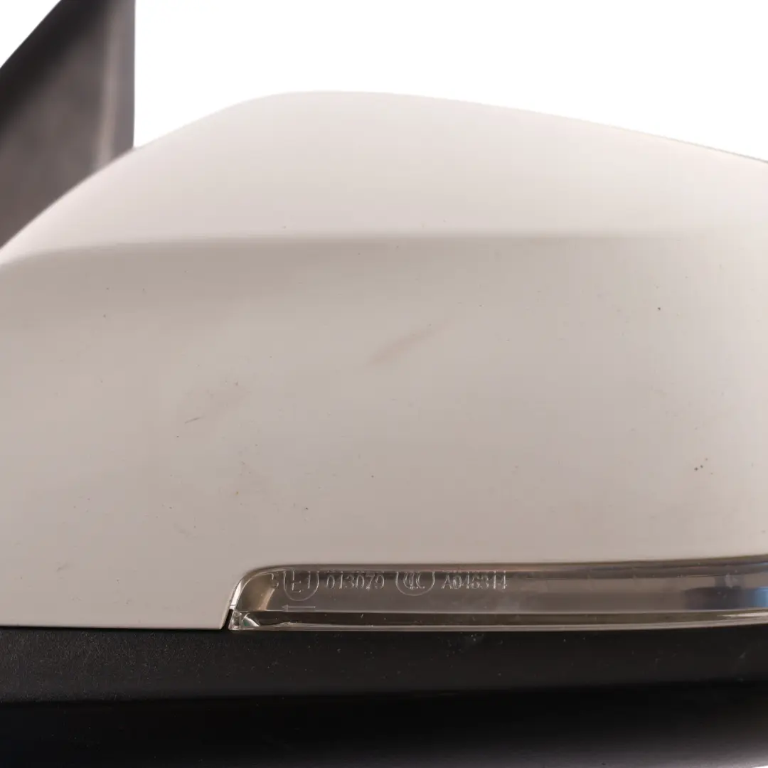 BMW F20 LCI Heated Left Wing Mirror N/S 6 Pins Alpinweiss Alpine White - 300 - SKU RHD-7242703-AW4 - Part number 7242703