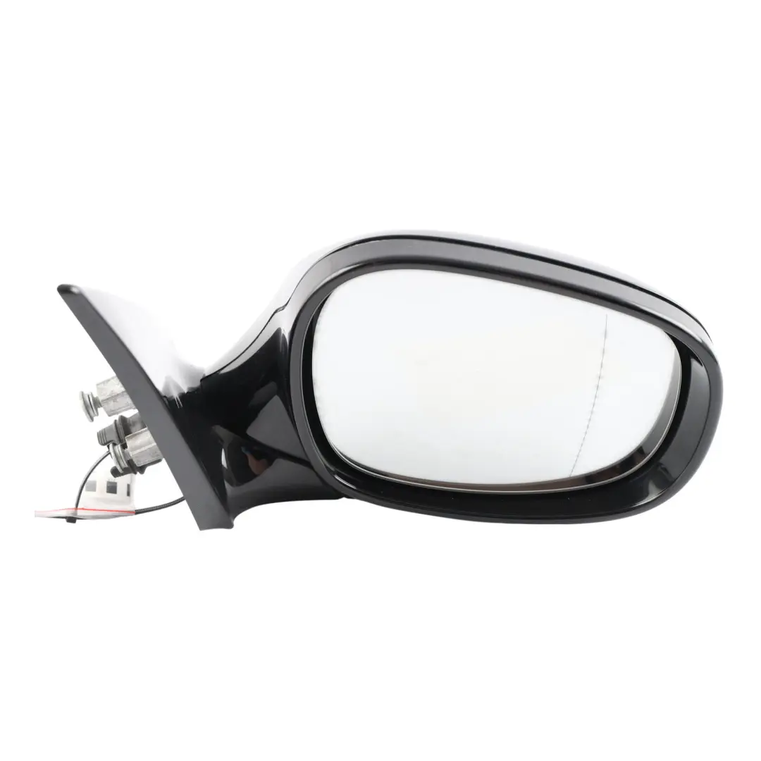 BMW E92 E93 LCI Wing Mirror Heated M Sport Gloss Right O/S Black Sapphire - 475 - SKU RHD-7268214-BS - Part number 7268214