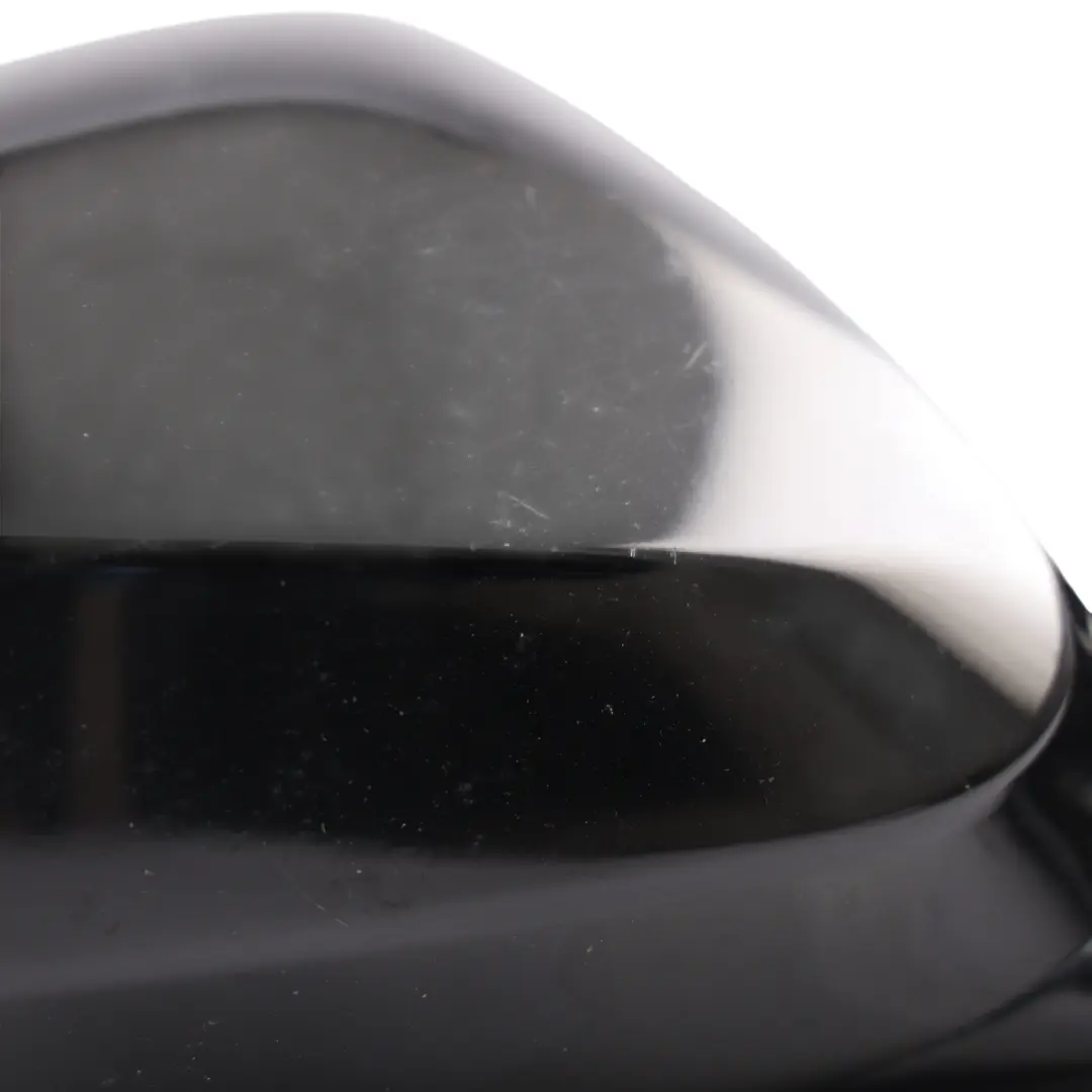 BMW E92 E93 LCI Wing Mirror Heated M Sport Gloss Right O/S Black Sapphire - 475 - SKU RHD-7268214-BS - Part number 7268214
