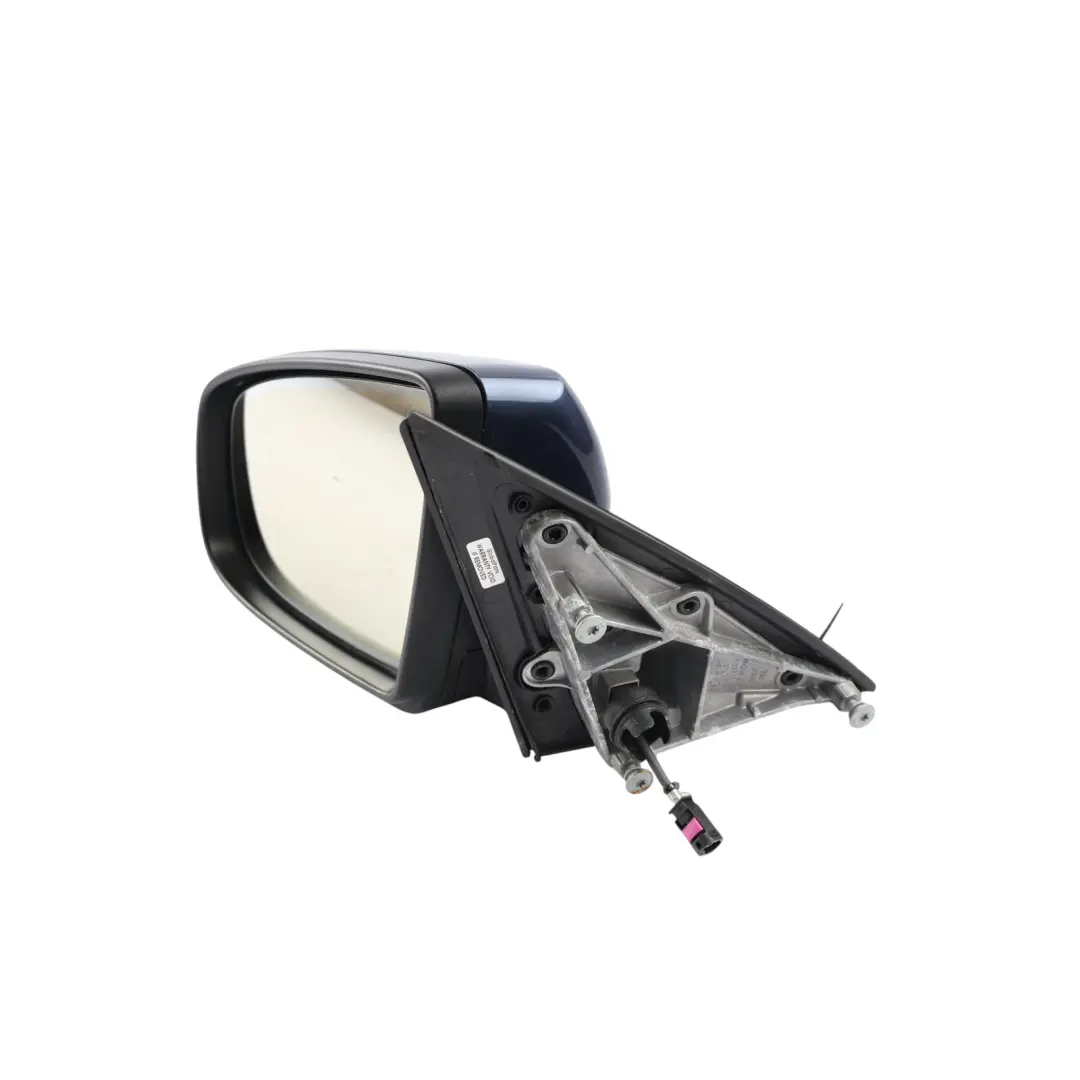 Wing Mirror Auto Dip Left N/S Top View Camera Deep Sea Blue - A76 to BMW X6 E71 with Part number 7282781 BMW X6 E71 Wing Mirror Auto Dip Left N/S Top View Camera Deep Sea Blue - A76 - SKU RHD-7282781-DSB - Part number 7282781