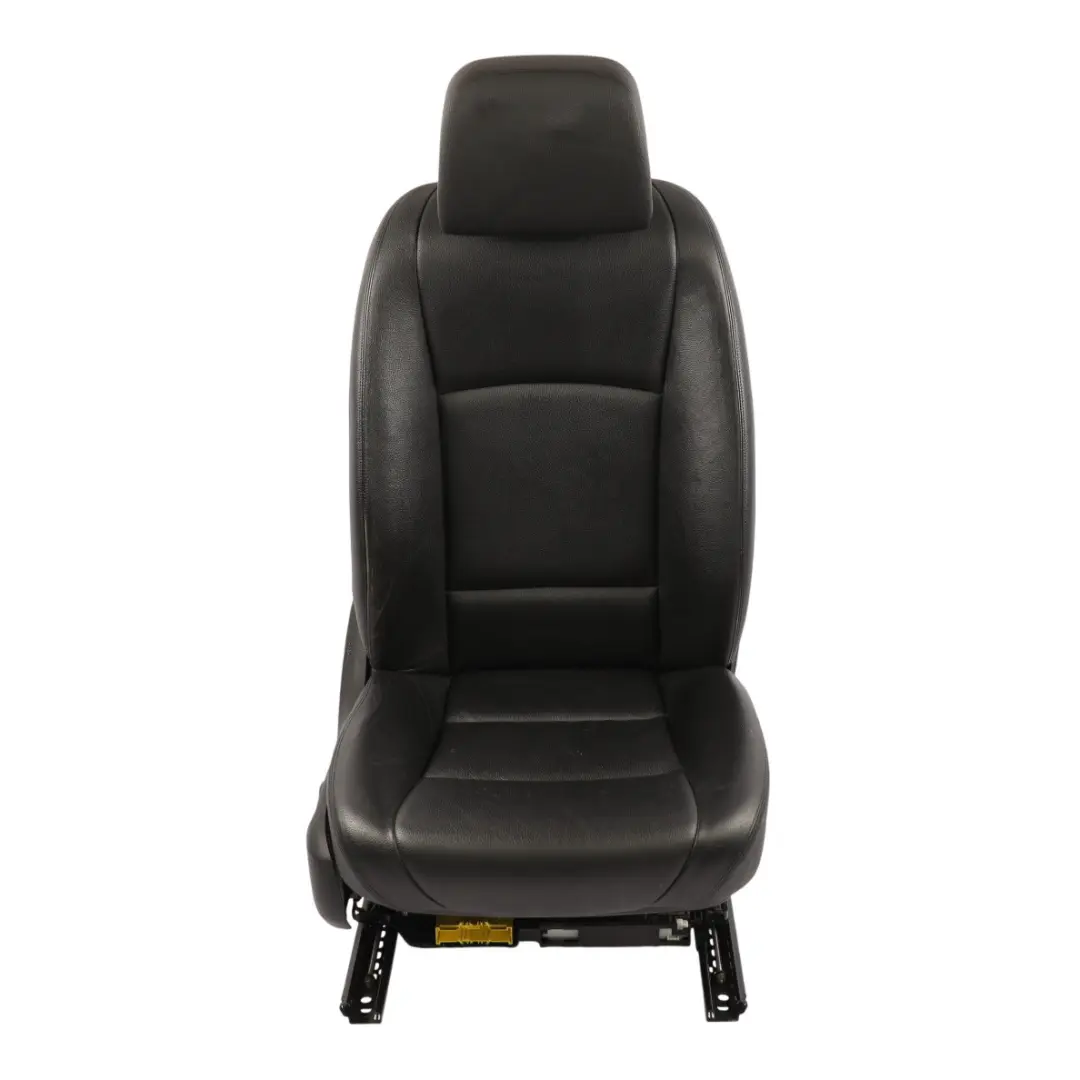 BMW F01 LCI Front Seat Leather Dakota Schwarz Black Right O/S Electric - SKU RHD-7303352-1 - Part number 7303352