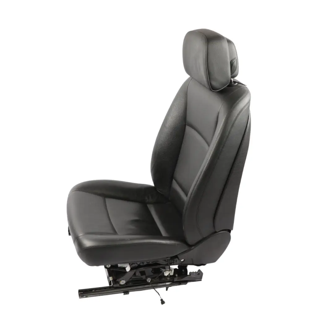 BMW F01 LCI Front Seat Leather Dakota Schwarz Black Right O/S Electric - SKU RHD-7303352-1 - Part number 7303352