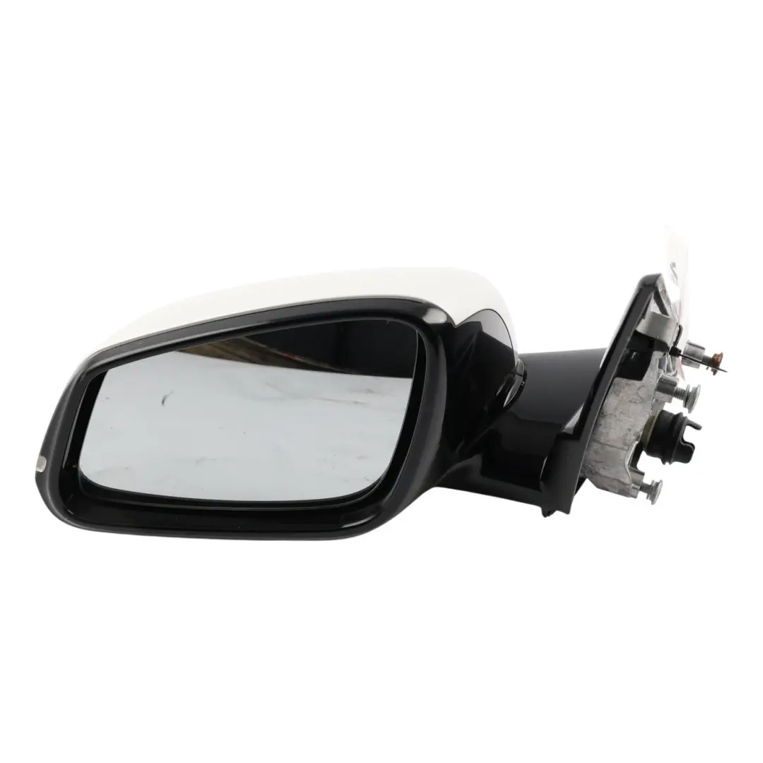 BMW X1 E84 Wing Mirror Heated Door Left N/S 6 Pins Mineral White - A96 - SKU RHD-7307223-MW - Part number 7307223