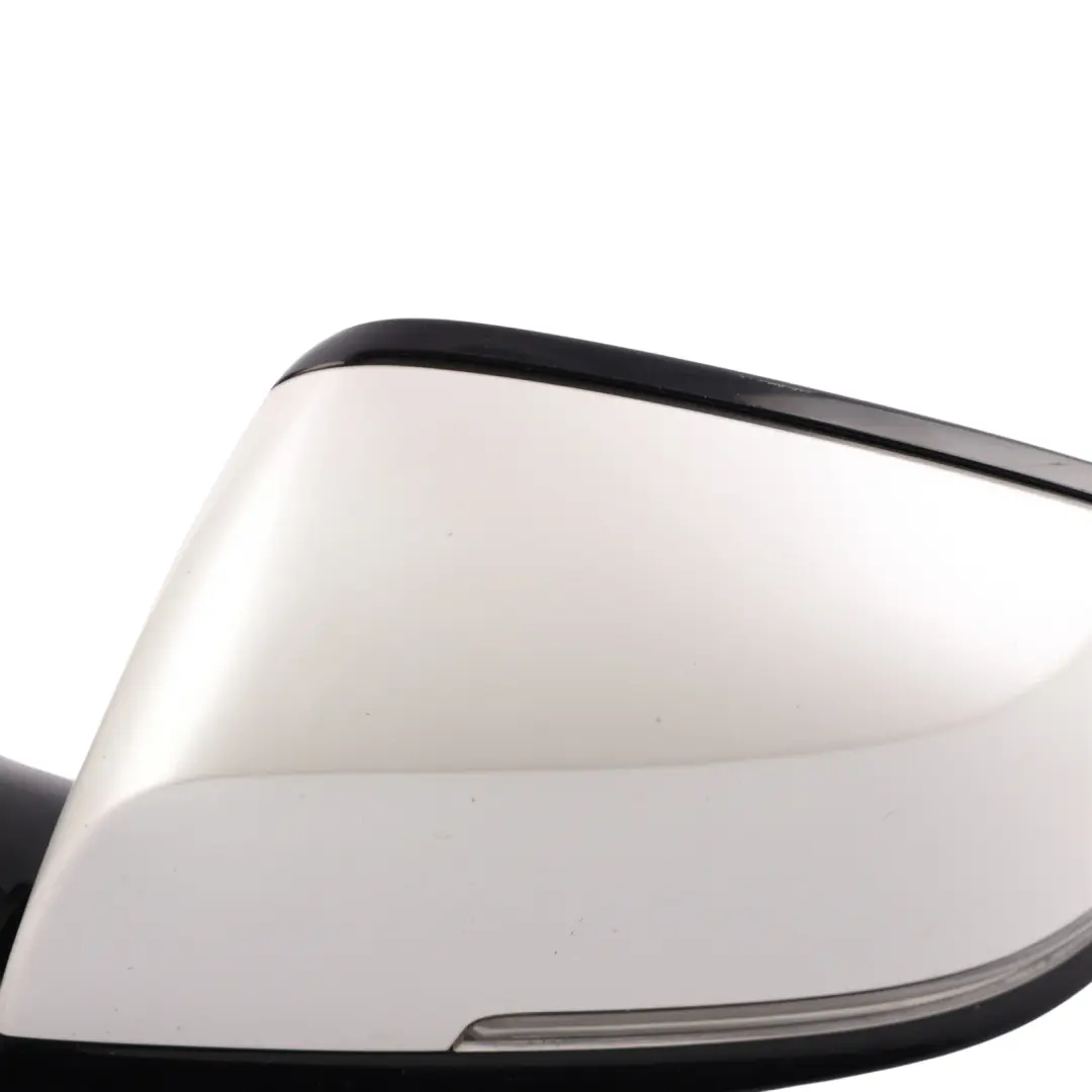 BMW X1 E84 Wing Mirror Heated Door Left N/S 6 Pins Mineral White - A96 - SKU RHD-7307223-MW - Part number 7307223