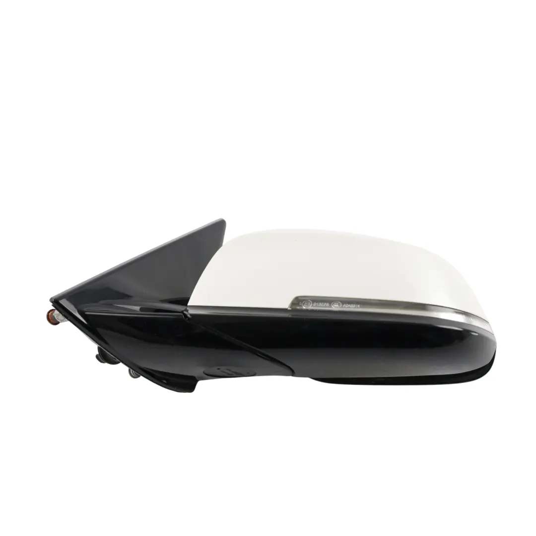 BMW X1 E84 Wing Mirror Heated Door Left N/S 6 Pins Mineral White - A96 - SKU RHD-7307223-MW - Part number 7307223