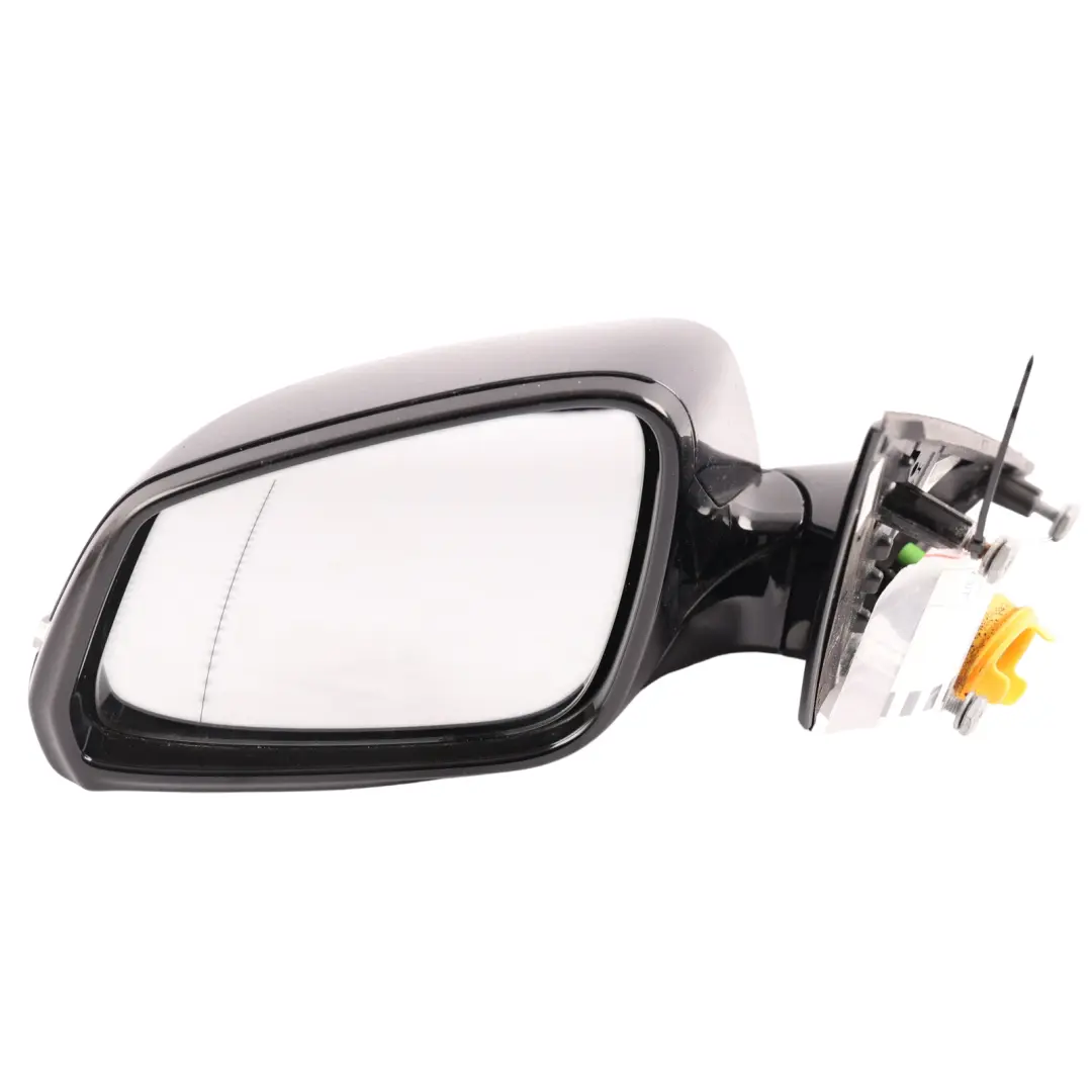 Door Wing Mirror Heated Left N/S Carbonschwarz Metallic - 416 to BMW F10 F11 LCI with Part number 7350645 BMW F10 F11 LCI Door Wing Mirror Heated Left N/S Carbonschwarz Metallic - 416 - SKU RHD-7350645-CAR1 - Part number 7350645