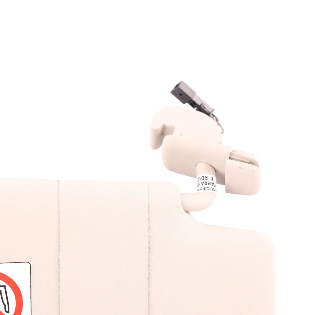 Sun Visor With Label Mirror Left N/S Beige to Mini Cooper F55 F56 with Part number 7382101 Mini Cooper F55 F56 Sun Visor With Label Mirror Left N/S Beige - SKU RHD-7382101-3 - Part number 7382101