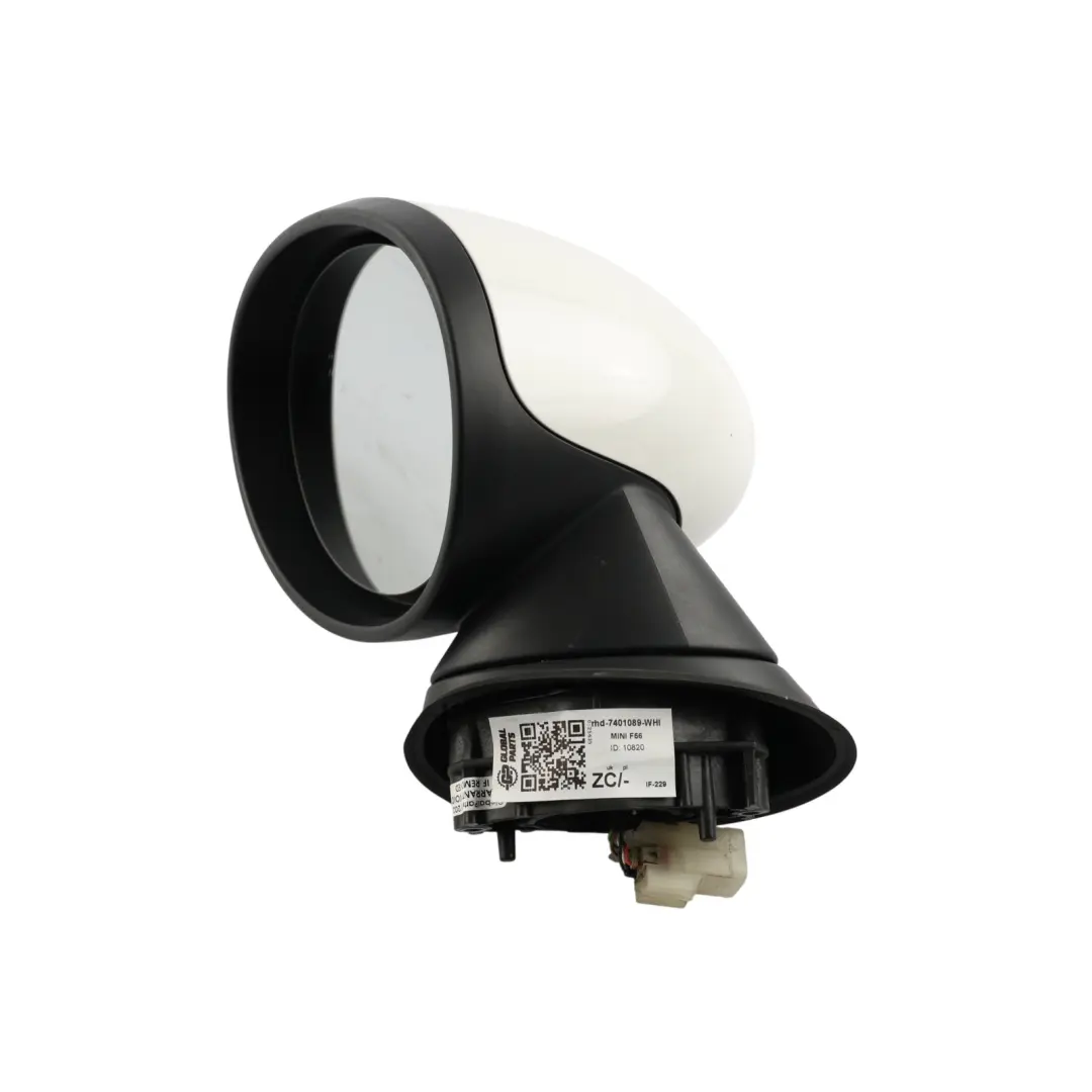 Left N/S Heated Wing Mirror White to Mini Cooper One F55 F56 F57 with Part number 7401089 Mini Cooper One F55 F56 F57 Left N/S Heated Wing Mirror White - SKU rhd-7401089-WHI - Part number 7401089