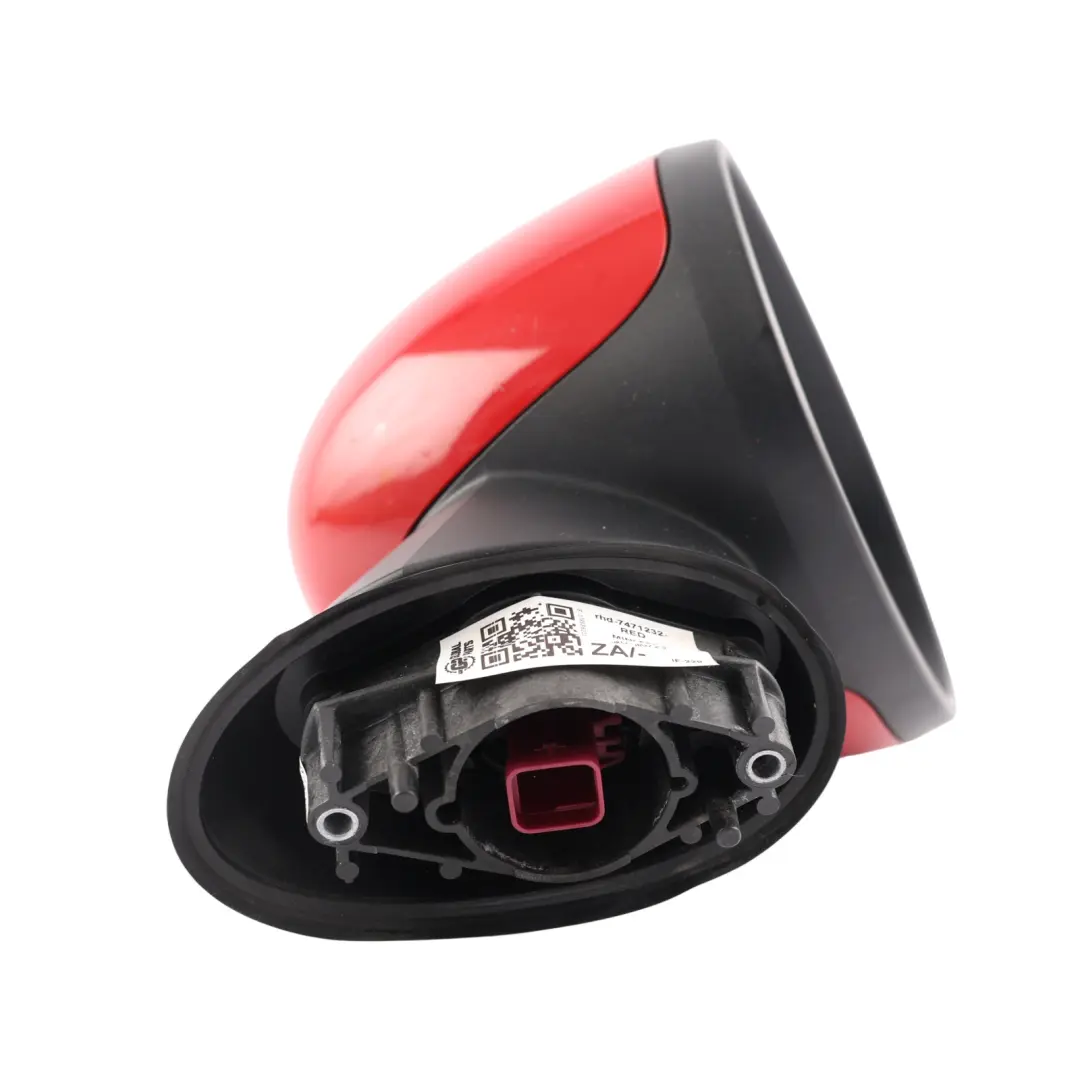 Wing Mirror Door Mini F56 F55 F57 Right O/S Outside Heated Red to with Part number 7471232 Wing Mirror Door Mini F56 F55 F57 Right O/S Outside Heated Red - SKU RHD-7471232-RED - Part number 7471232