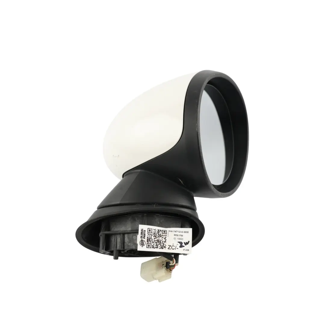 Mini Cooper One F55 F56 F57 Right O/S Outside Heated Wing Mirror White - SKU rhd-7471232-WHI - Part number 7471232