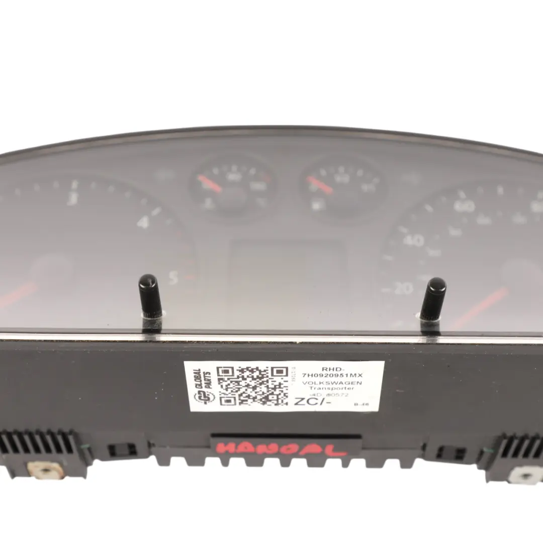 Volkswagen Transporter T5 Speedometer Clock Speedo Manual Diesel - SKU RHD-7H0920951MX - Part number 7H0920951MX