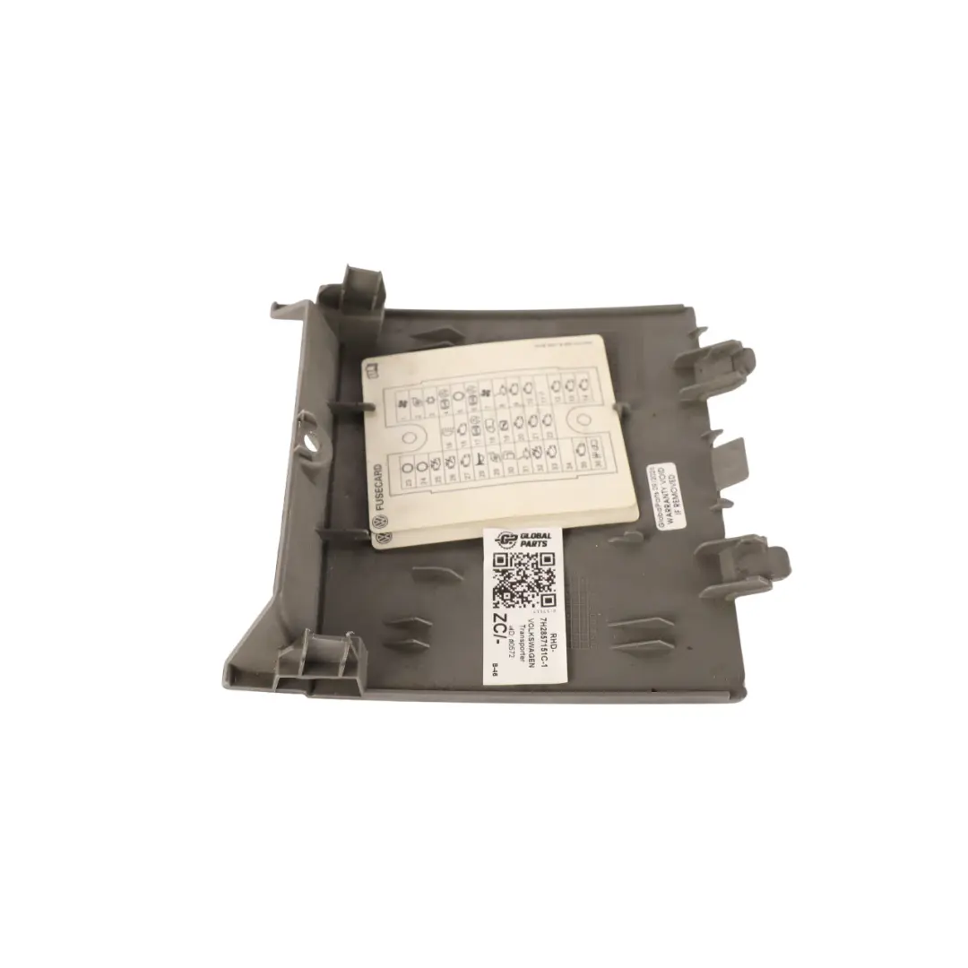 Interior Fusebox Panel Cover to Volkswagen Transporter T5 with Part number 7H2857151C Volkswagen Transporter T5 Interior Fusebox Panel Cover - SKU RHD-7H2857151C-1 - Part number 7H2857151C