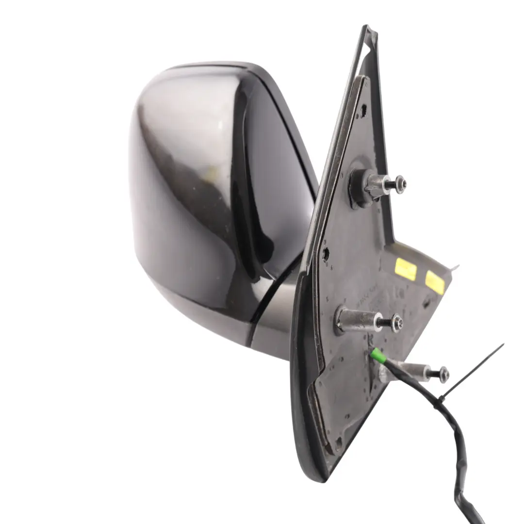 VW Transporter T5 Door Wing Mirror Heated Electric Black Right O/S 7E2857502GD - SKU RHD-7H2857508A-BLC - Part number 7H2857508A