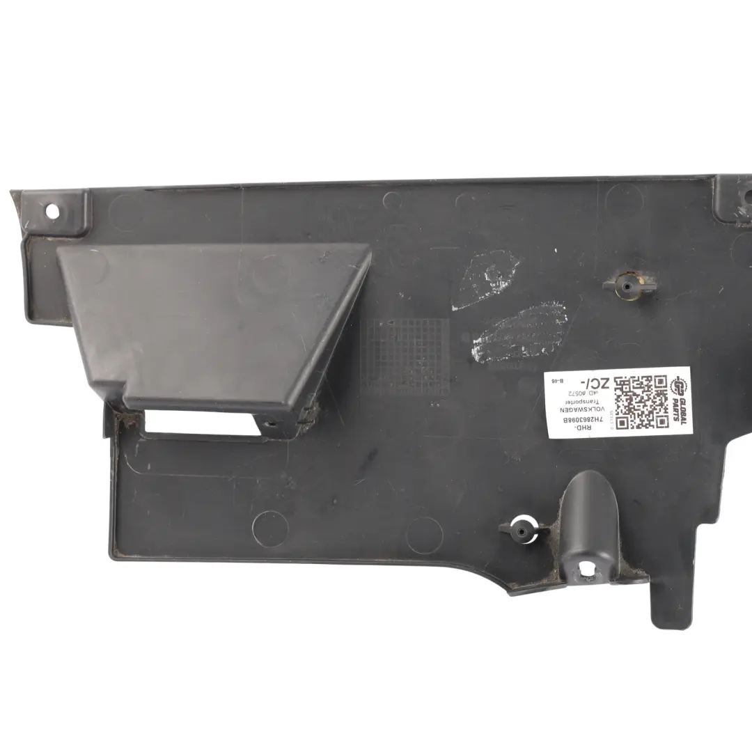 Dashboard Lower Cover Trim Driver's Side to Volkswagen Transporter T5 with Part number 7H2863098B Volkswagen Transporter T5 Dashboard Lower Cover Trim Driver's Side - SKU RHD-7H2863098B - Part number 7H2863098B