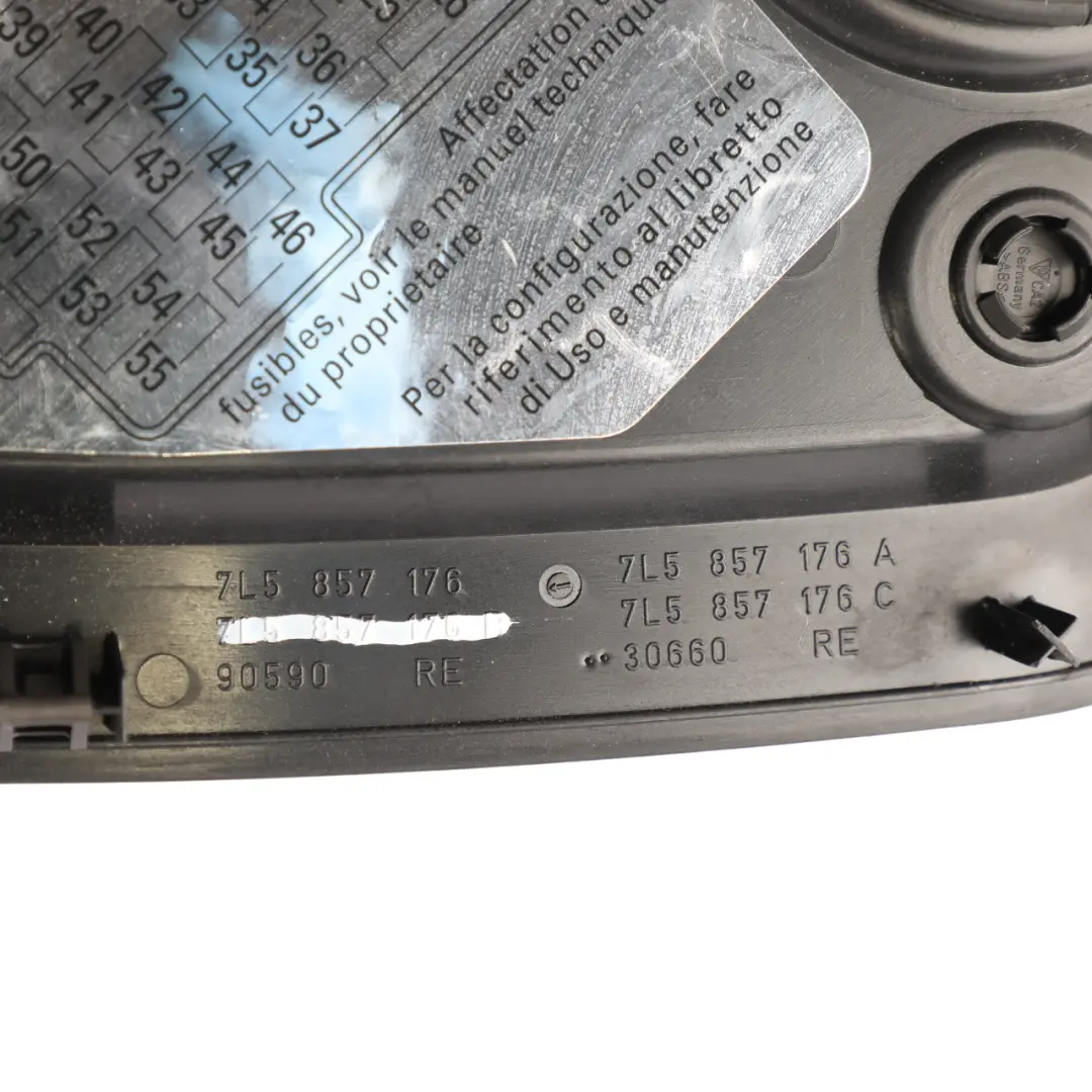 Porsche Cayenne 9PA 955 Dashboard Fuse Panel Cover Trim Right O/S - SKU RHD-7L5857176B - Part number 7L5857176B