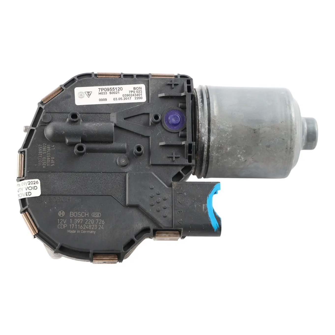 Volkswagen Touareg 7P Front Windscreen Wiper Motor Linkage Mechanism 7P0955120