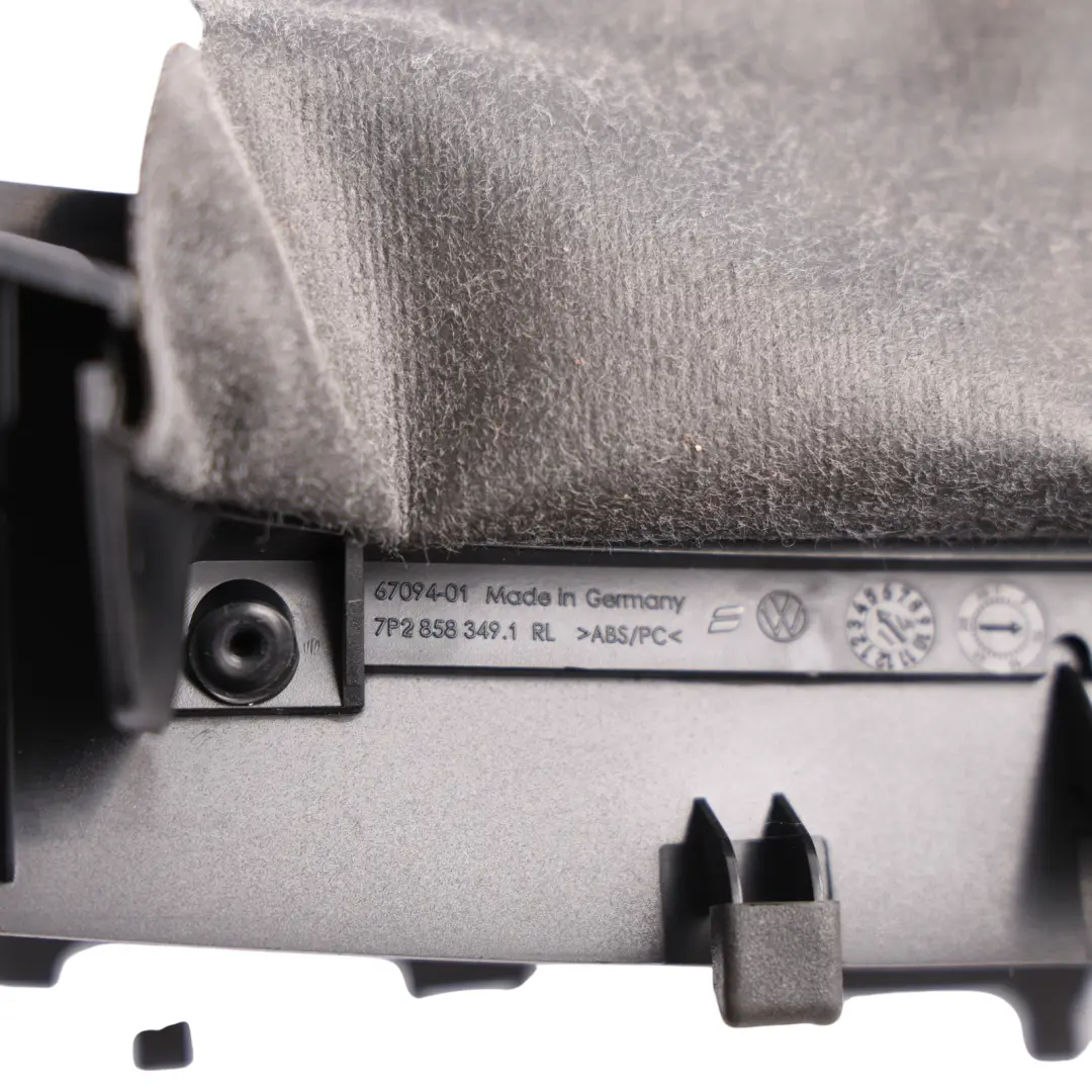 Volkswagen Touareg 7P Dashboard Instrument Panel Housing Cover - SKU RHD-7P2857053A - Part number 7P2857053A