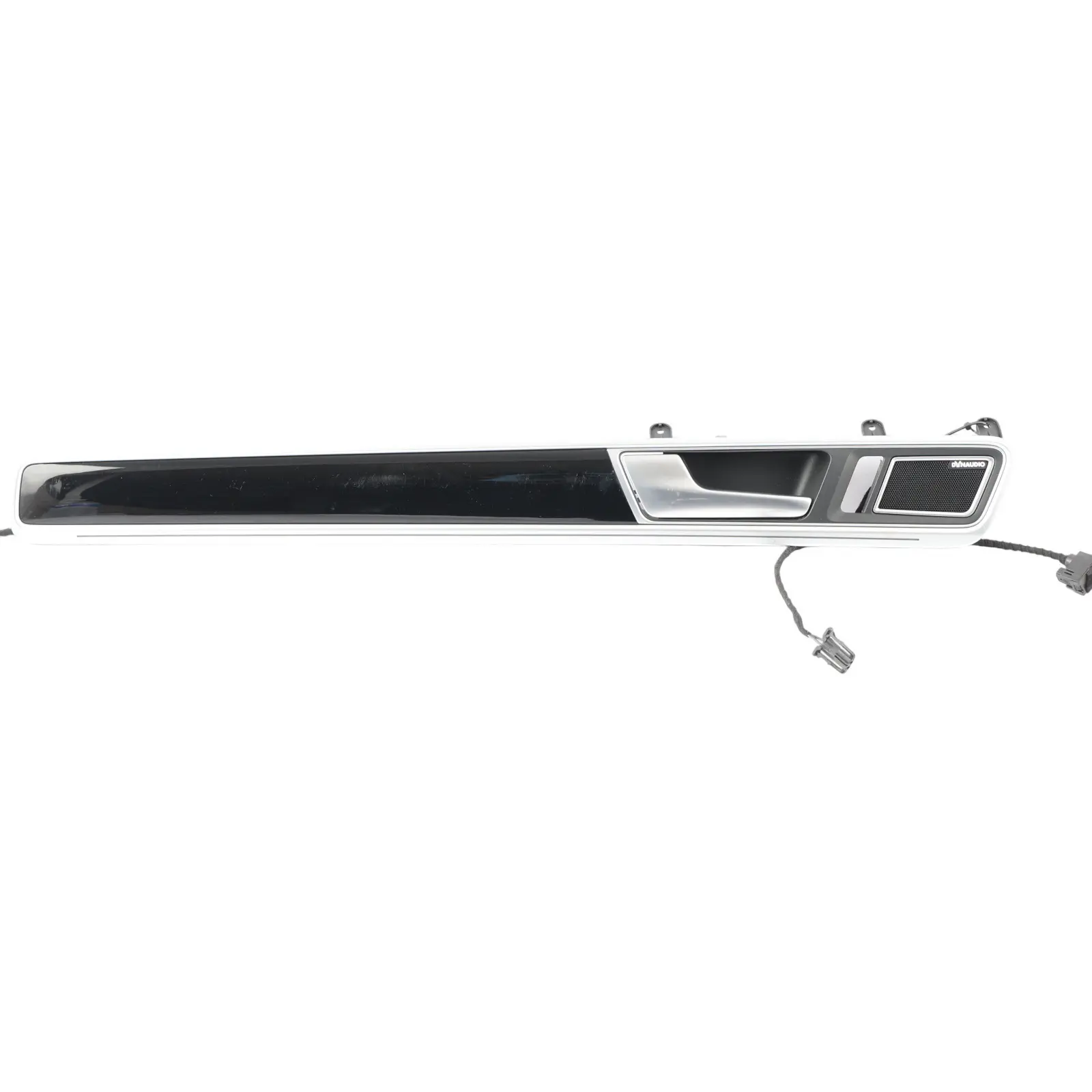 Volkswagen Touareg 7P Door Grab Handle Trim Dynaudio Satin Black Front Left N/S