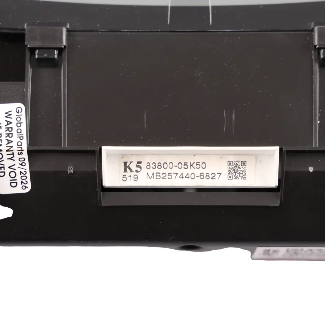 Toyota Avensis T27 Instrument Cluster Speedometer Petrol Manual - SKU RHD-8380005K50 - Part number 8380005K50