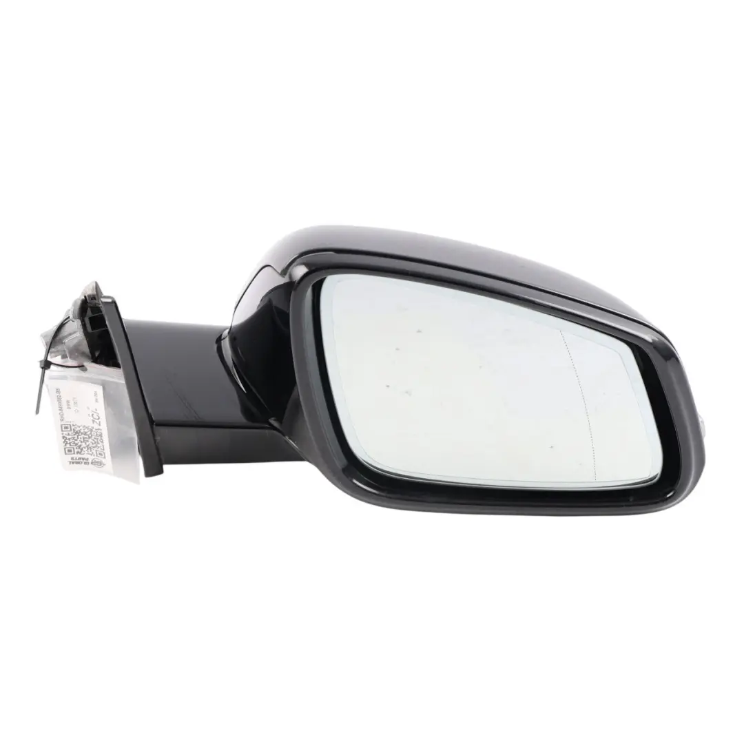 BMW X2 F39 Door Wing Mirror Right O/S Memory Power Fold Black Sapphire - 475 - SKU RHD-8499582-BS - Part number 8499582
