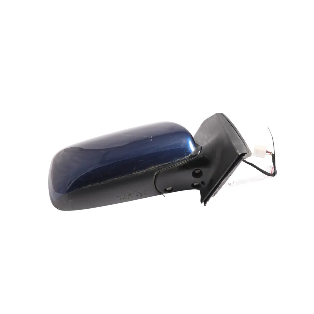 Door Wing Mirror Electric Right O/S Dark Blue Mica - 8P4 to Toyota Corolla E12 with Part number 8790102010 Toyota Corolla E12 Door Wing Mirror Electric Right O/S Dark Blue Mica - 8P4 - SKU RHD-8790102010-DAB - Part number 8790102010