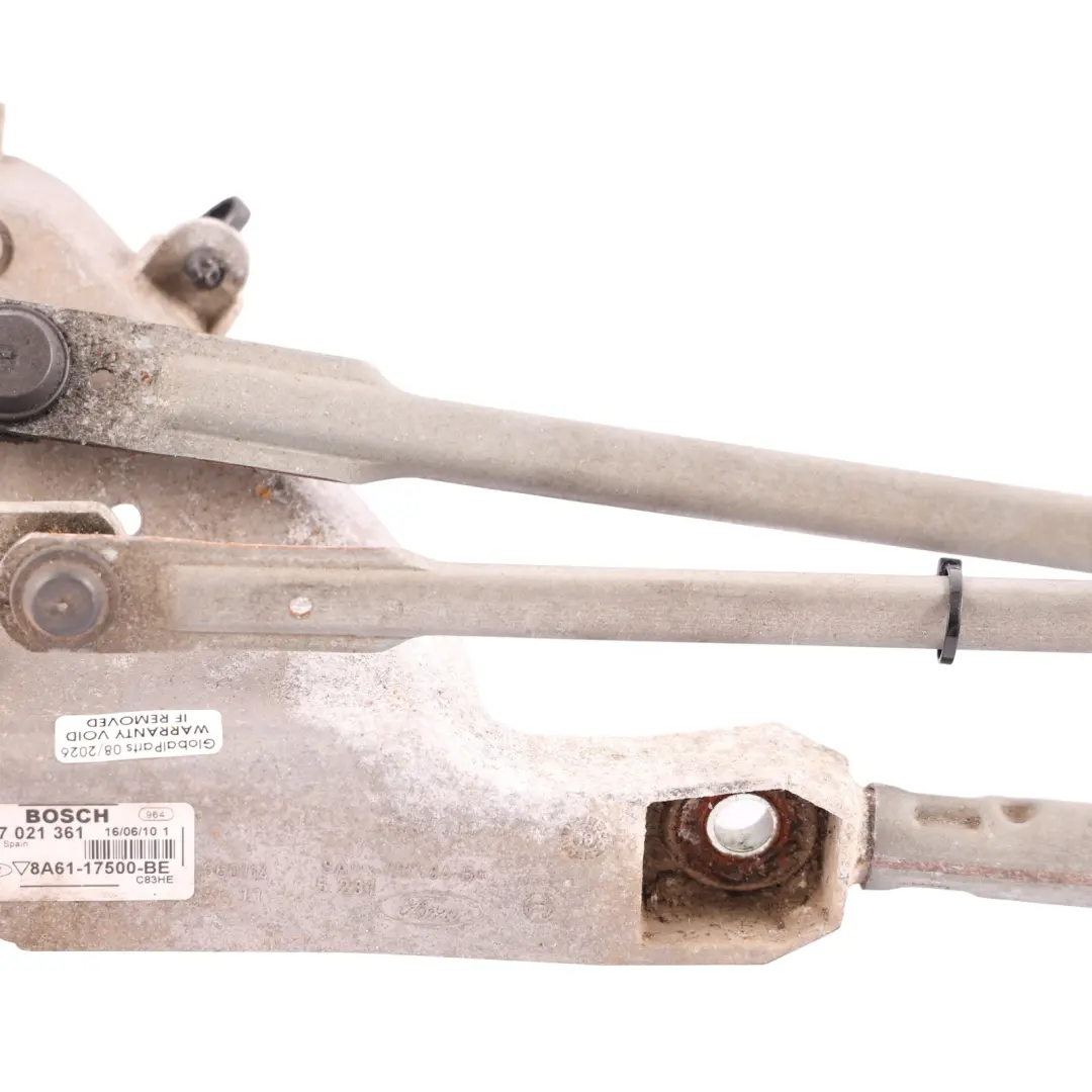 Windscreen Front Wiper Motor Linkage Mechanism to Ford Fiesta Mk7 with Part number 8A61-17500-BE Ford Fiesta Mk7 Windscreen Front Wiper Motor Linkage Mechanism - SKU RHD-8A61-17500-BE - Part number 8A61-17500-BE
