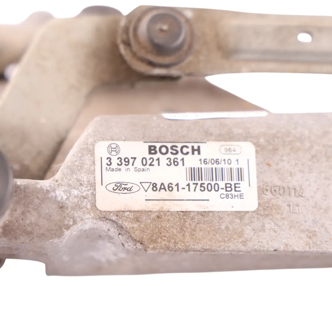 Windscreen Front Wiper Motor Linkage Mechanism to Ford Fiesta Mk7 with Part number 8A61-17500-BE Ford Fiesta Mk7 Windscreen Front Wiper Motor Linkage Mechanism - SKU RHD-8A61-17500-BE - Part number 8A61-17500-BE