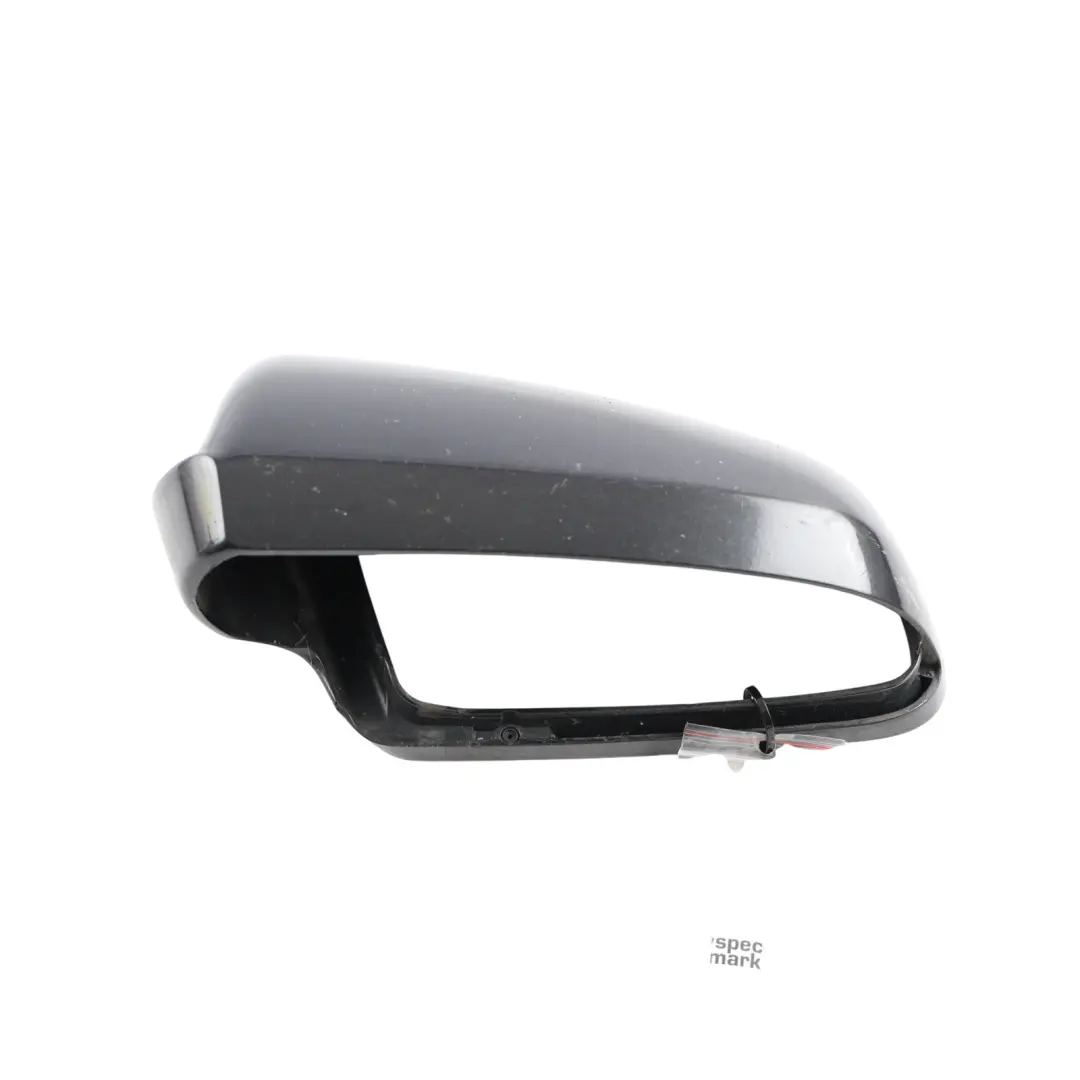 Wing Mirror Housing Cover Cap Left N/S Ebony Black - Z9W to Audi A4 B7 with Part number 8E0857507B Audi A4 B7 Wing Mirror Housing Cover Cap Left N/S Ebony Black - Z9W - SKU RHD-8E0857507B-ESC - Part number 8E0857507B