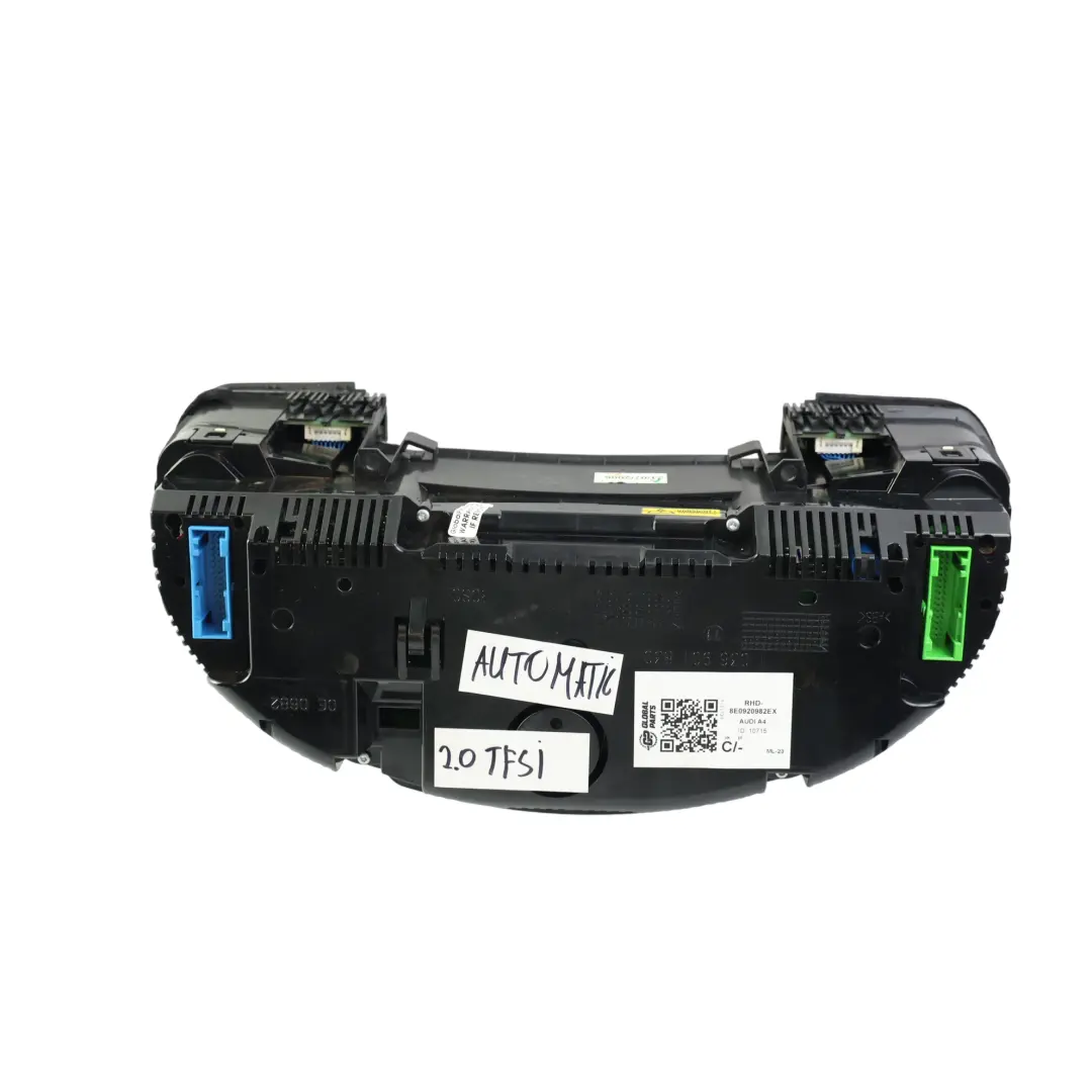 Audi A4 B7 Instrument Cluster Speedometer Clock Petrol Automatic - SKU RHD-8E0920982EX - Part number 8E0920982EX